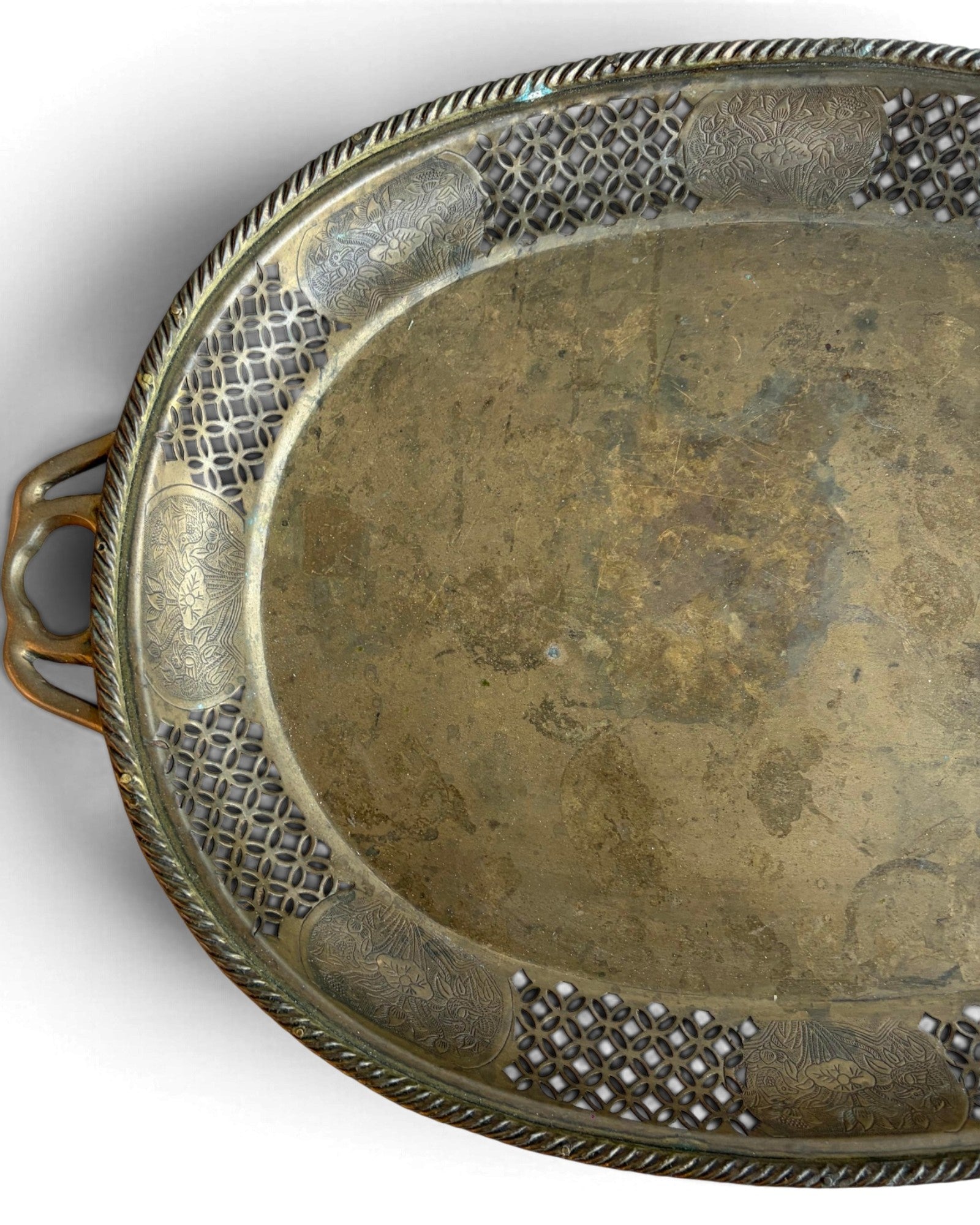 Brass Tray 38x55" (ถาดทองเหลือง)