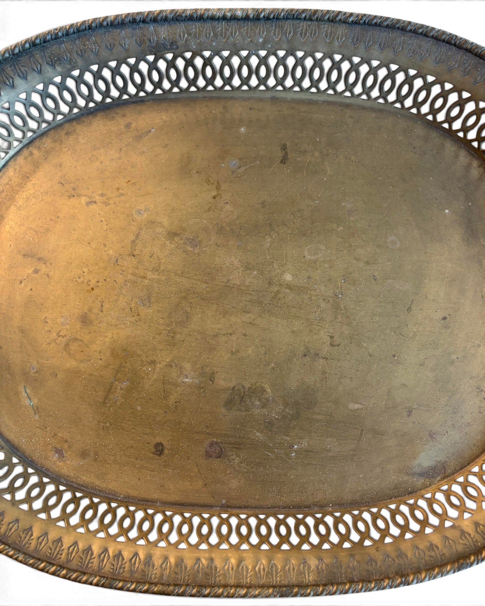 Brass Tray 34x50" (ถาดทองเหลือง)