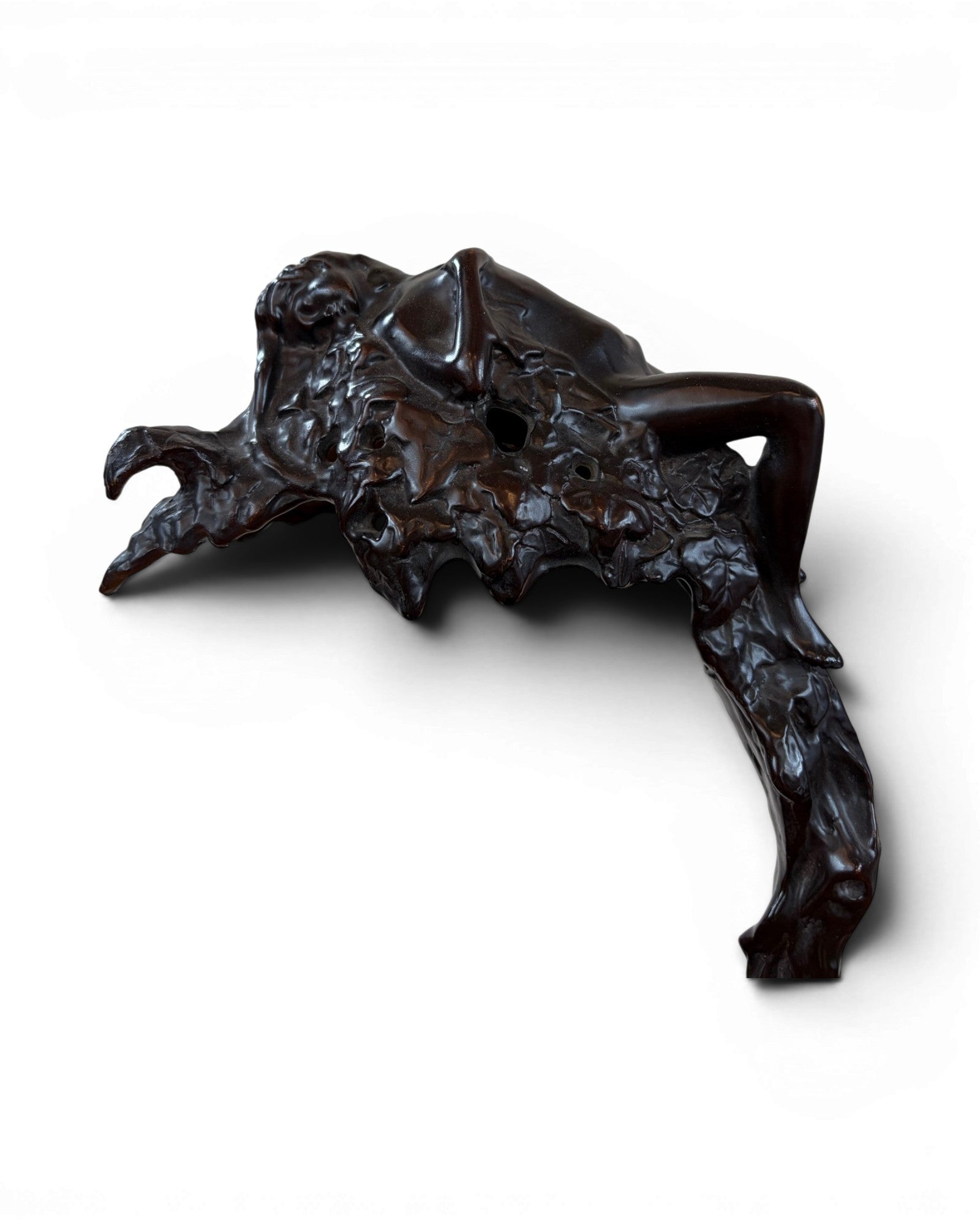 Art Nouveau Bronze Figural Table Lamp - Surround Living - 6