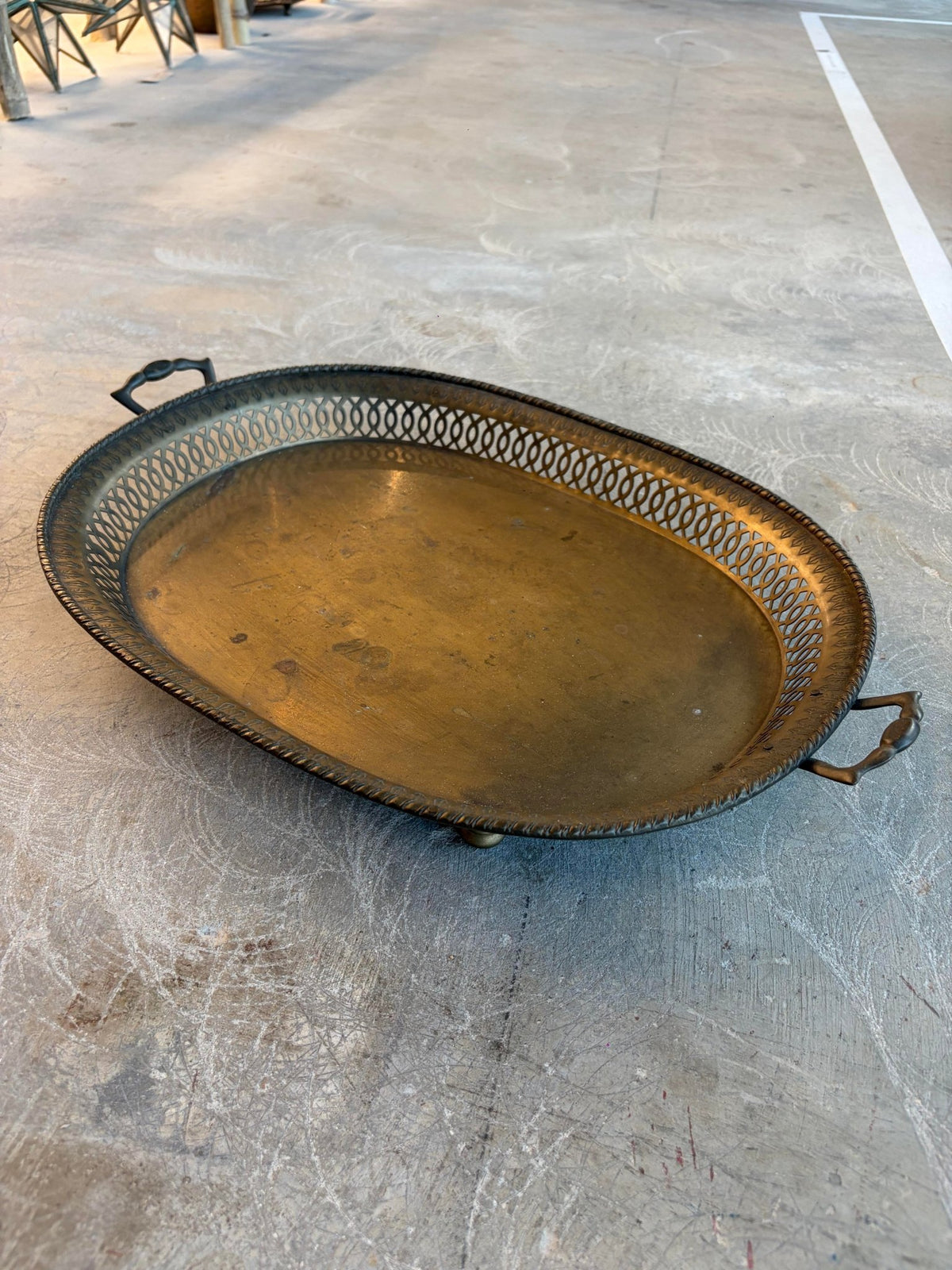 Brass Tray 34x50" (ถาดทองเหลือง) - Surround Living - 4