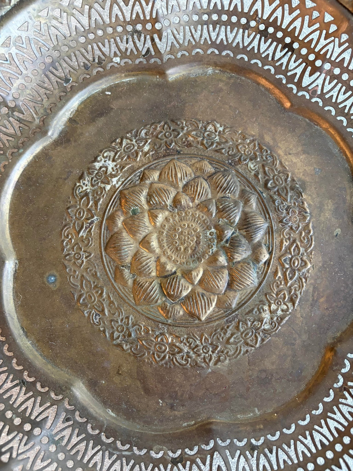 Brass Tray Dia36 (ถาดทองเหลือง) - Surround Living - 7