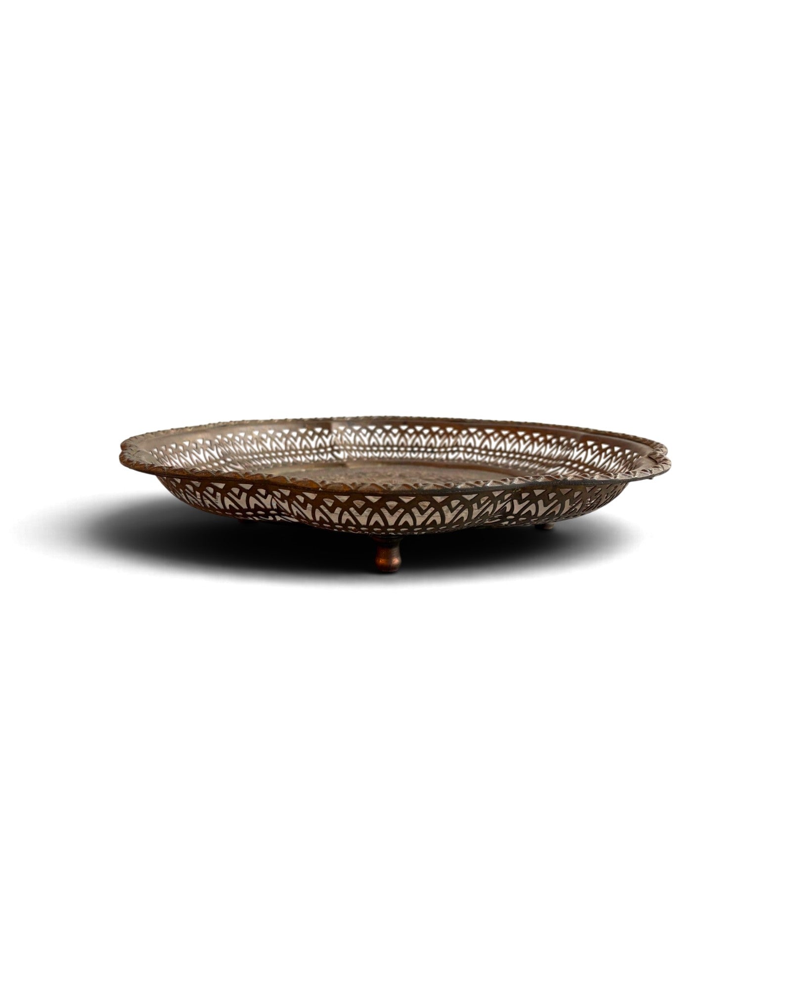 Brass Tray Dia36 (ถาดทองเหลือง)