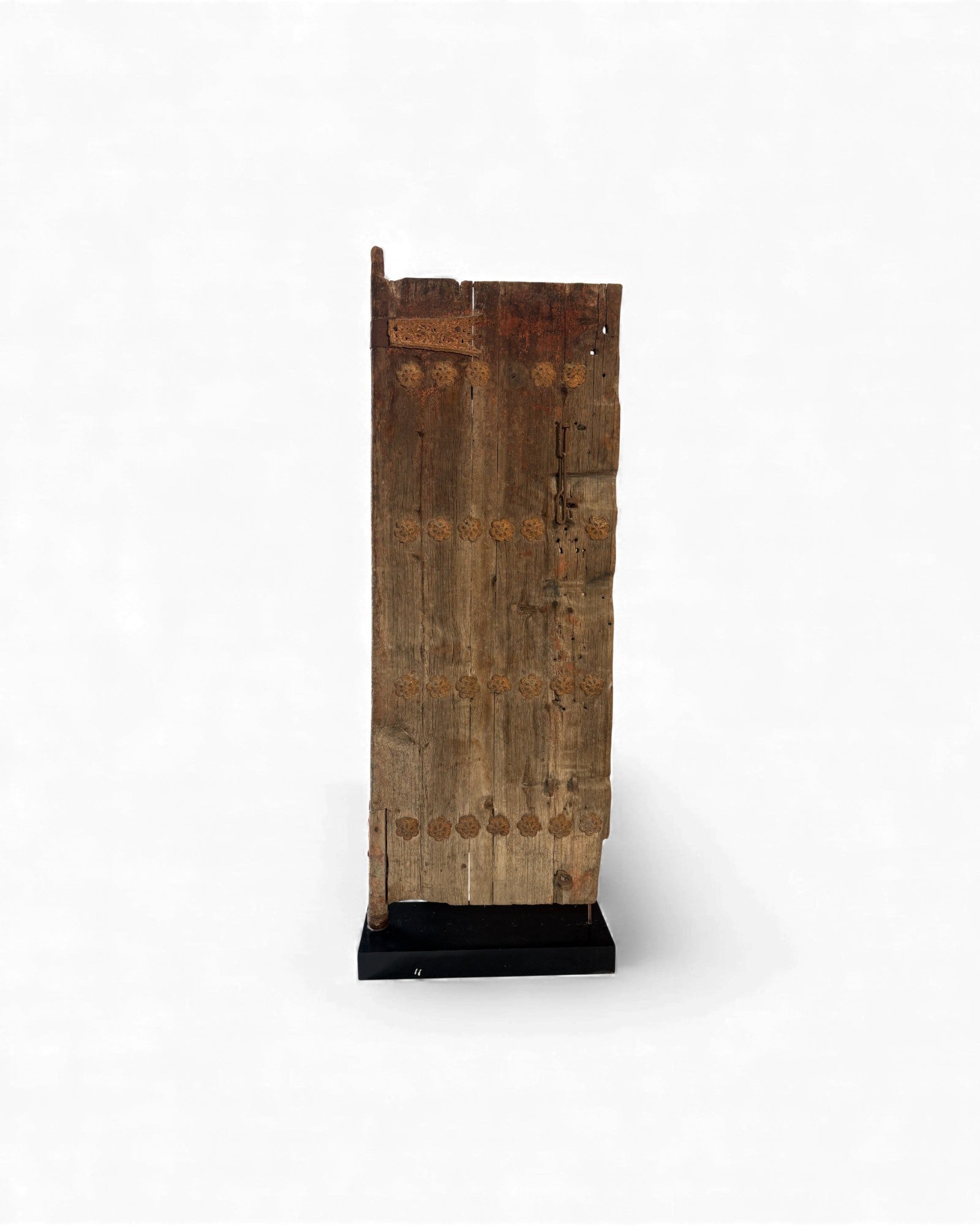 Antique Chinese Elm Door with Iron Studwork - Surround Living - 1