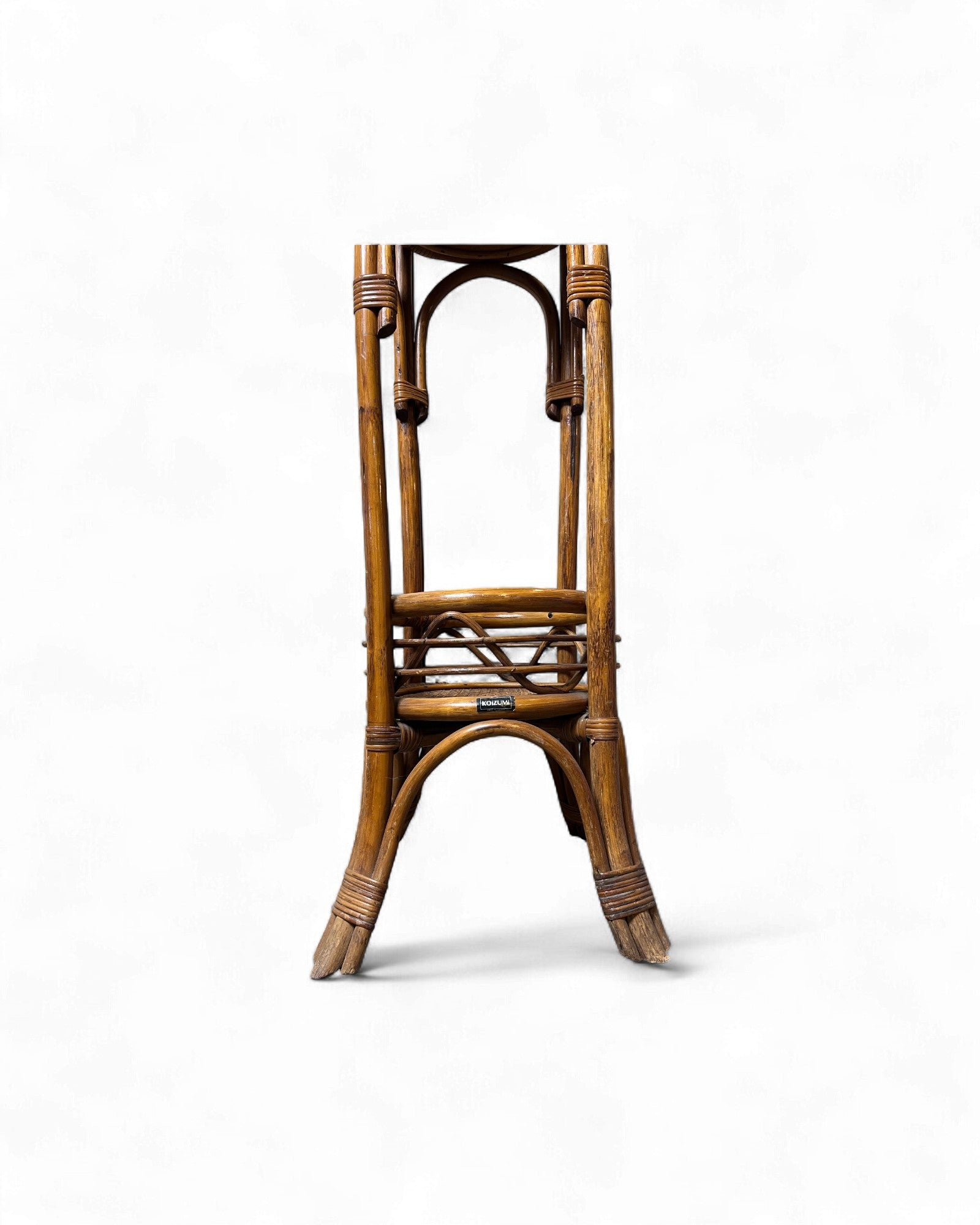 Koizumi Rattan Pedestal Standing Lamp Surround Living