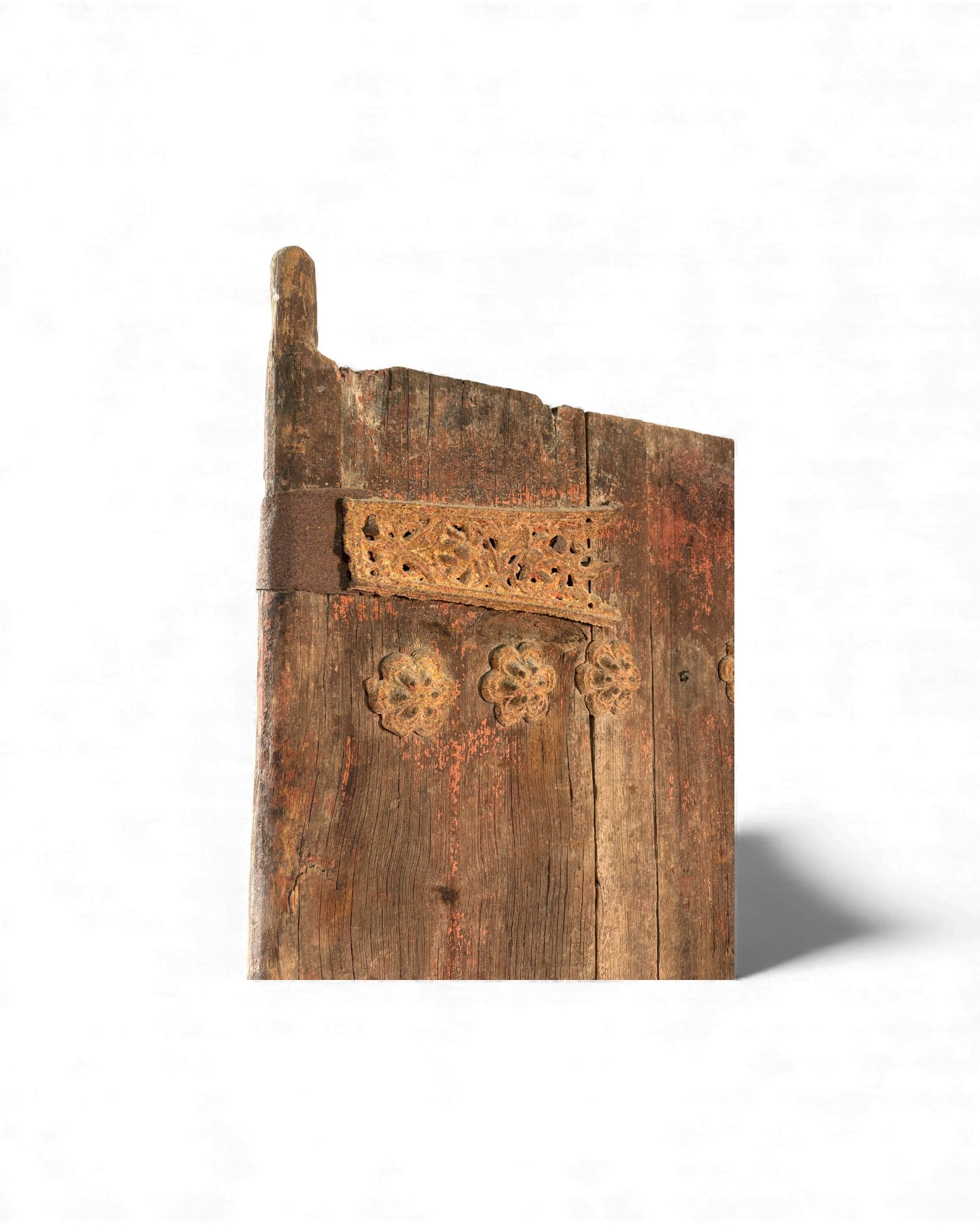 Antique Chinese Elm Door with Iron Studwork - Surround Living - 8