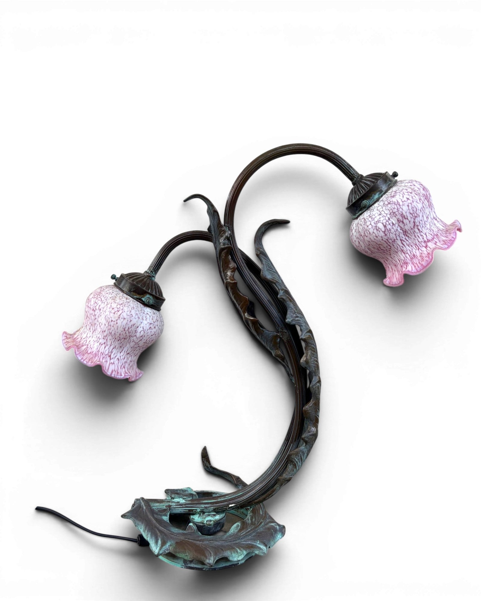 Double Branch Pink Lily Table Lamp - Surround Living - 2