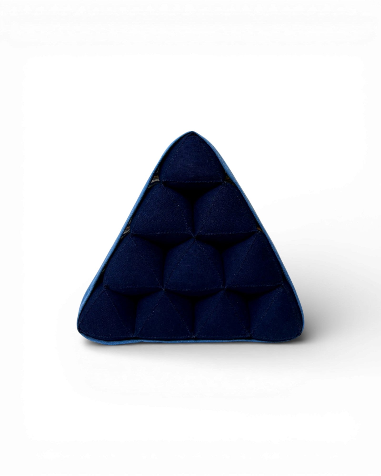 Indigo Silk Triangle Support Cushion - Surround Living - 4