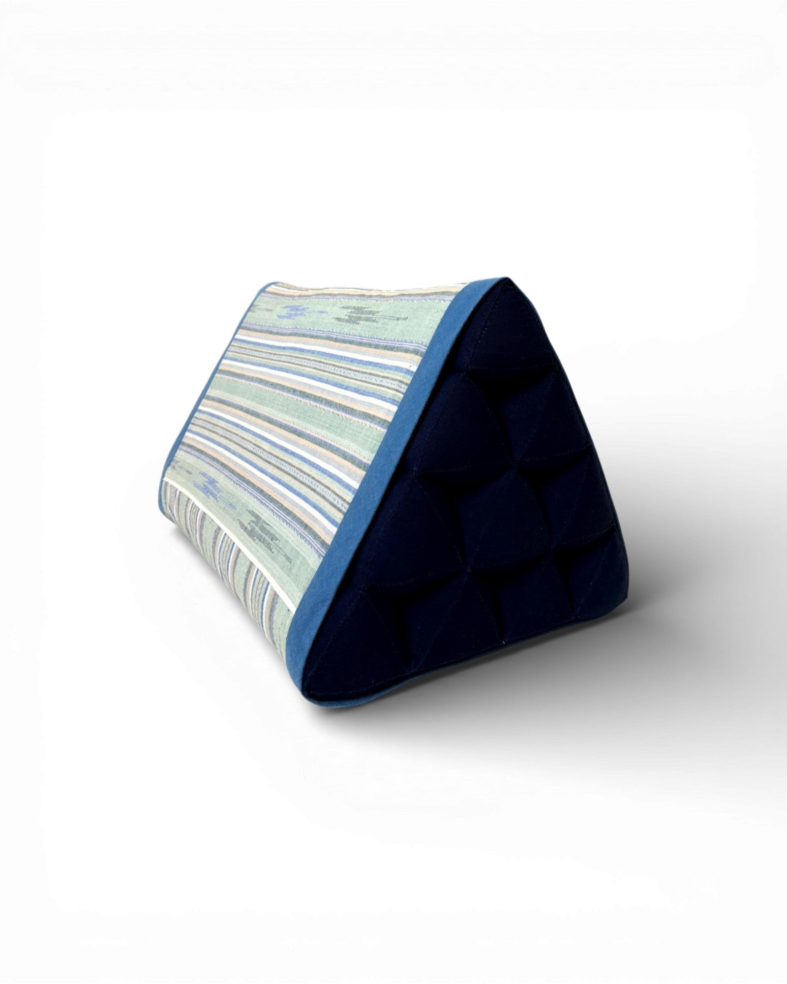 Indigo Silk Triangle Support Cushion - Surround Living - 5
