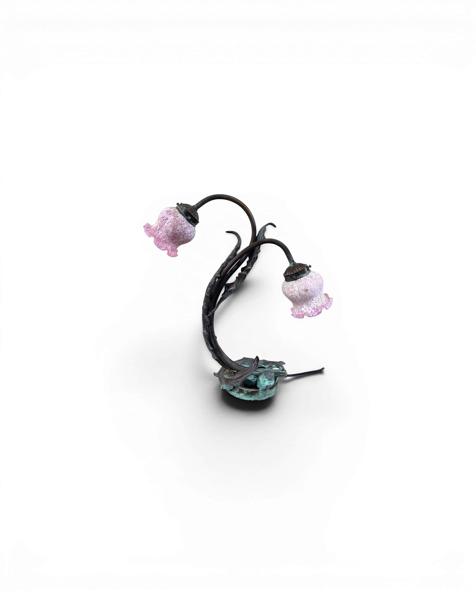 Double Branch Pink Lily Table Lamp - Surround Living - 1