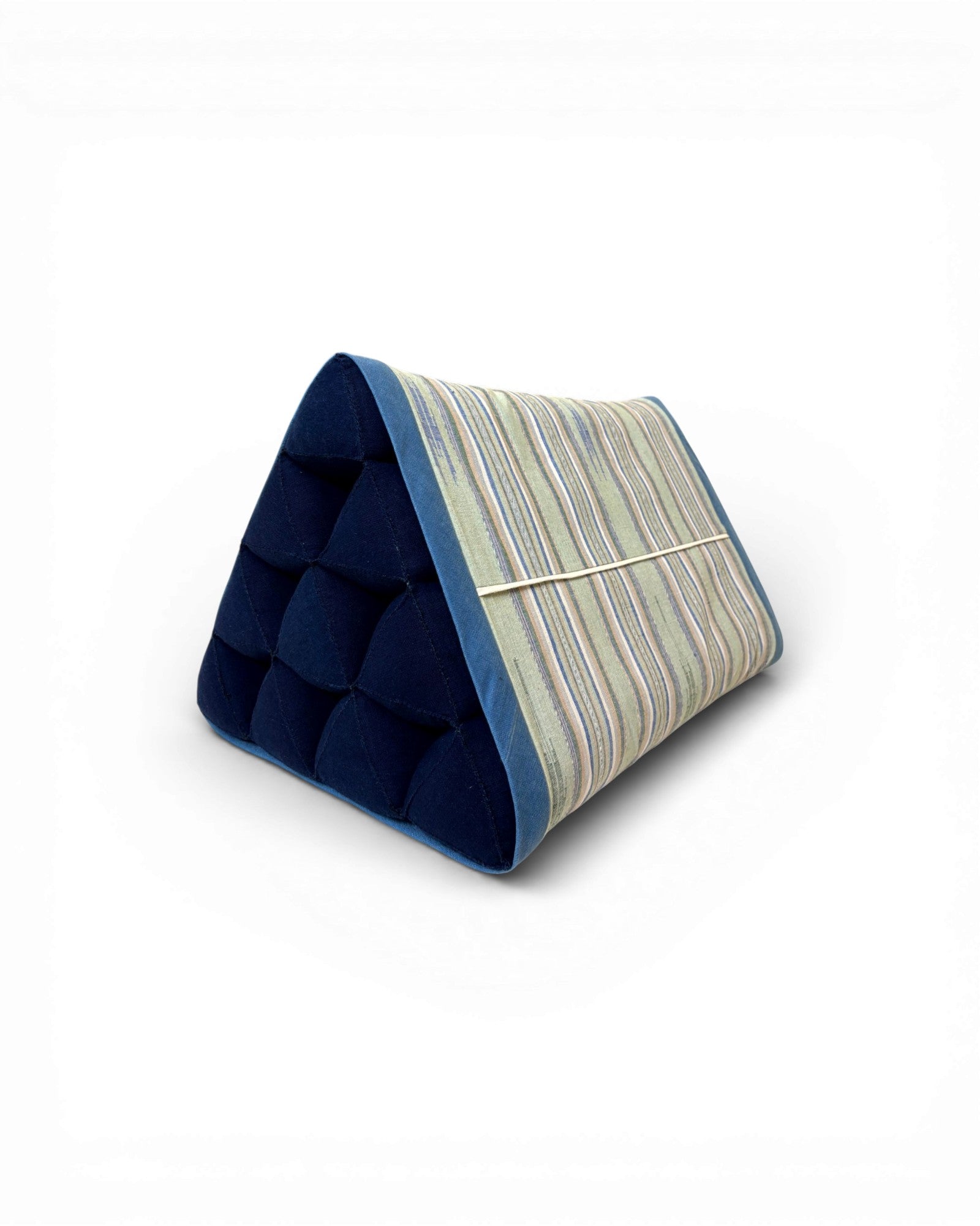 Indigo Silk Triangle Support Cushion - Surround Living - 6