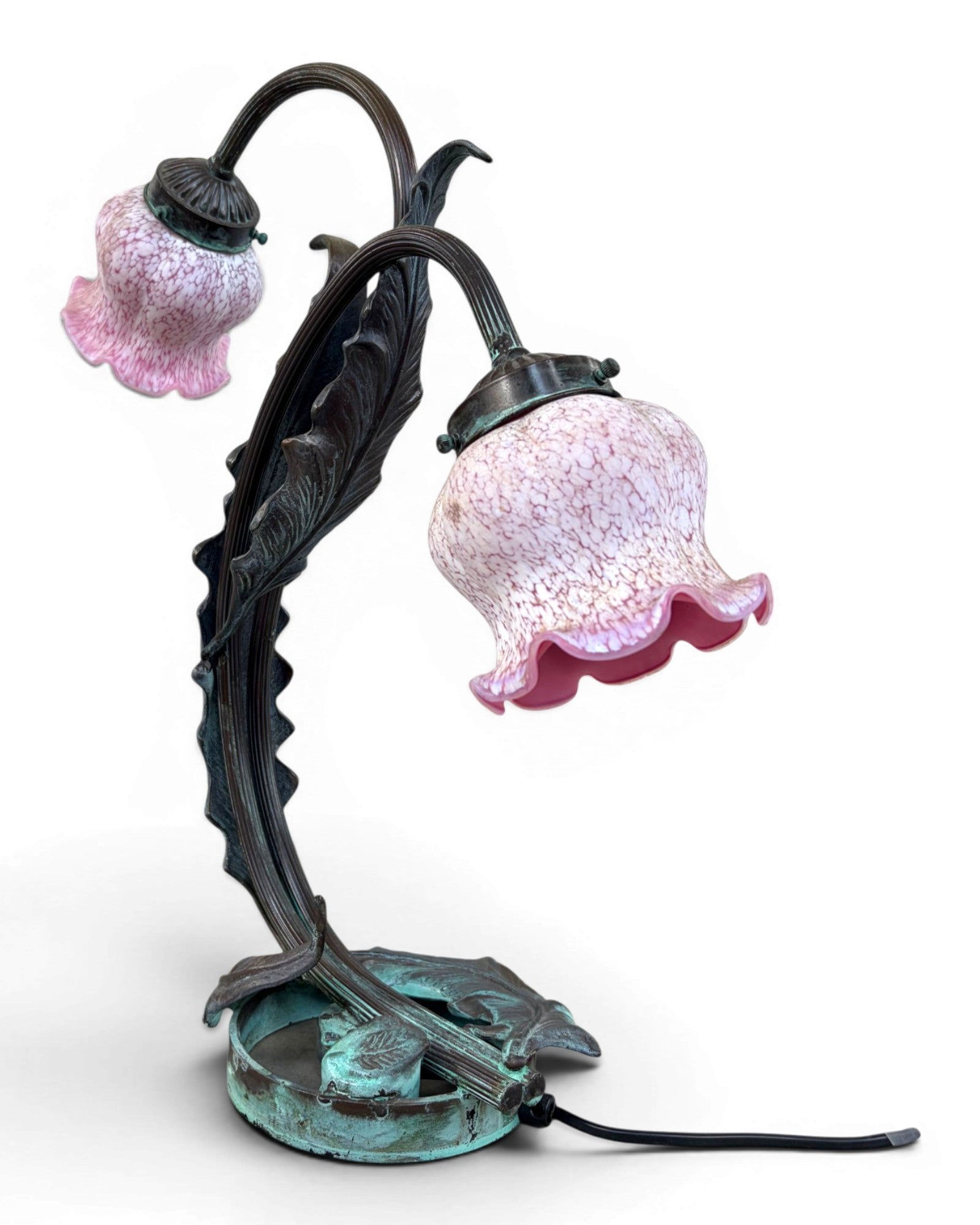 Double Branch Pink Lily Table Lamp - Surround Living - 7