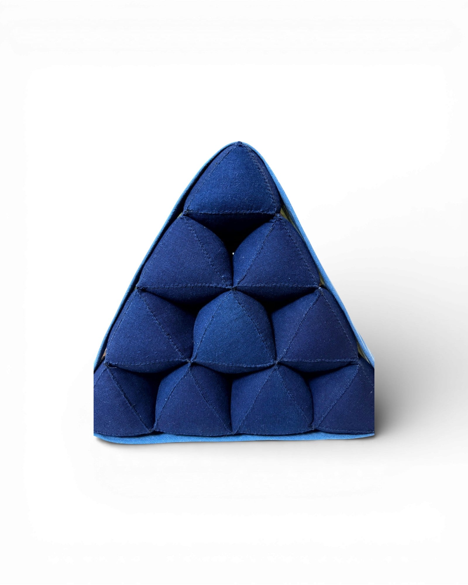 Indigo Silk Triangle Support Cushion - Surround Living - 8