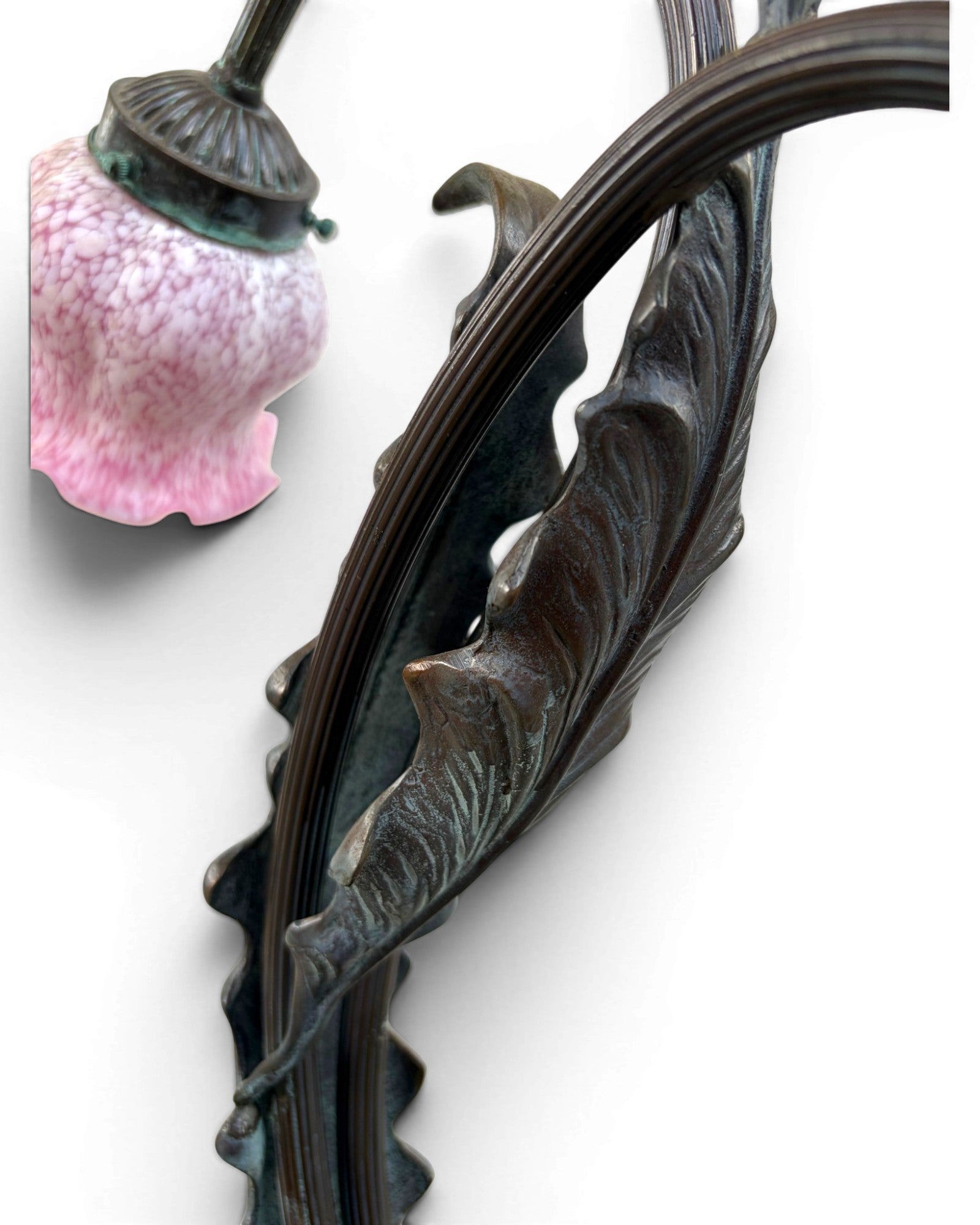 Double Branch Pink Lily Table Lamp - Surround Living - 16