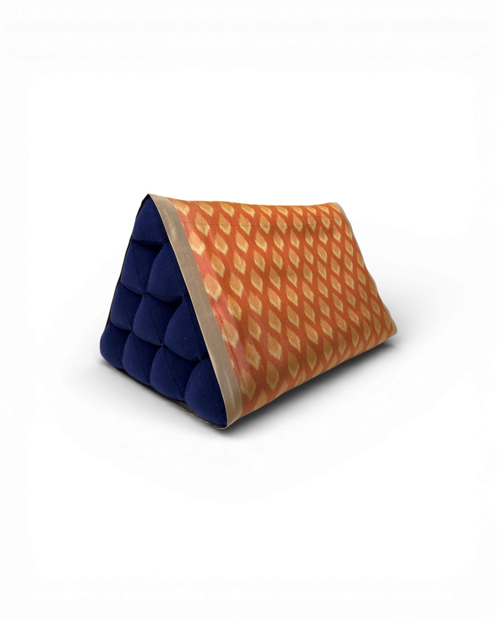 Ochre Silk Triangle Support Cushion - Surround Living - 5