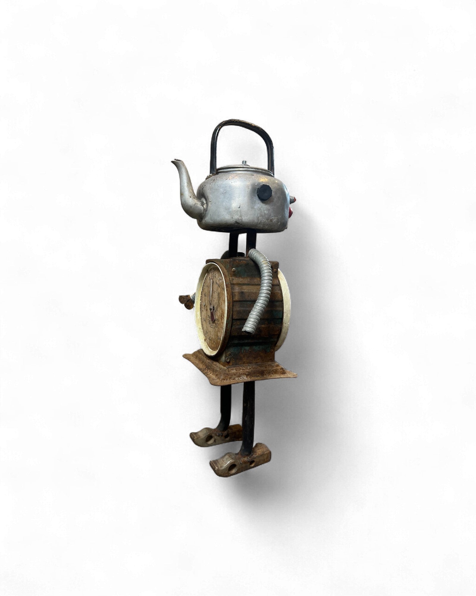 Kettle Head – Upcycled Robot Sculpture Surround Living