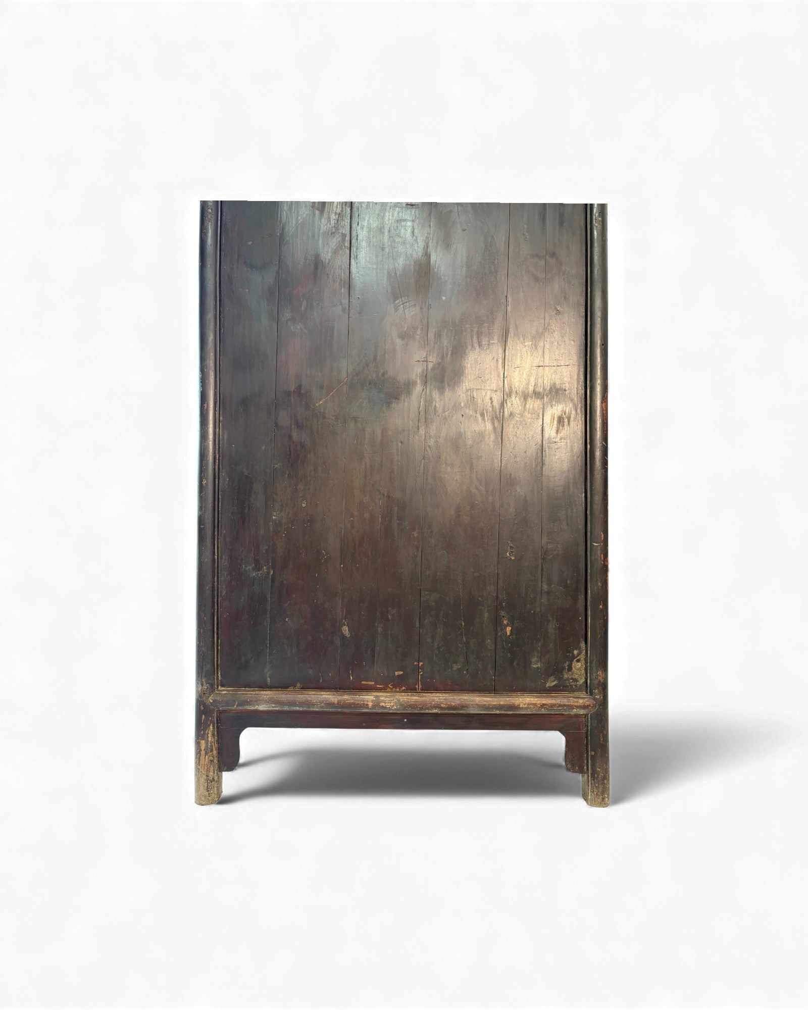 Smoked Black Lacquer Elm Cabinet with Aged Patina - Surround Living - 32