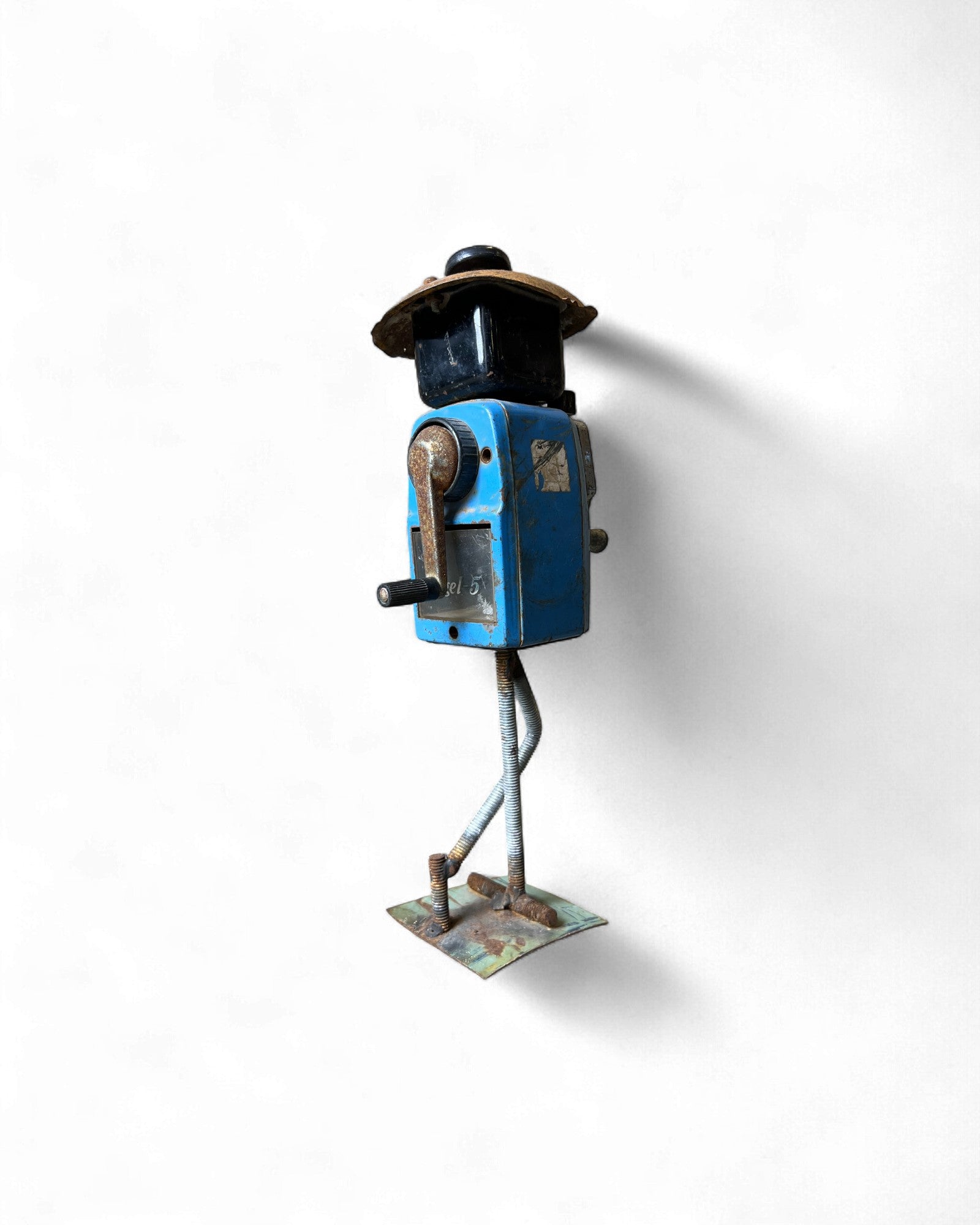 Industrial Pencil Sharpener Robot Figurine Surround Living