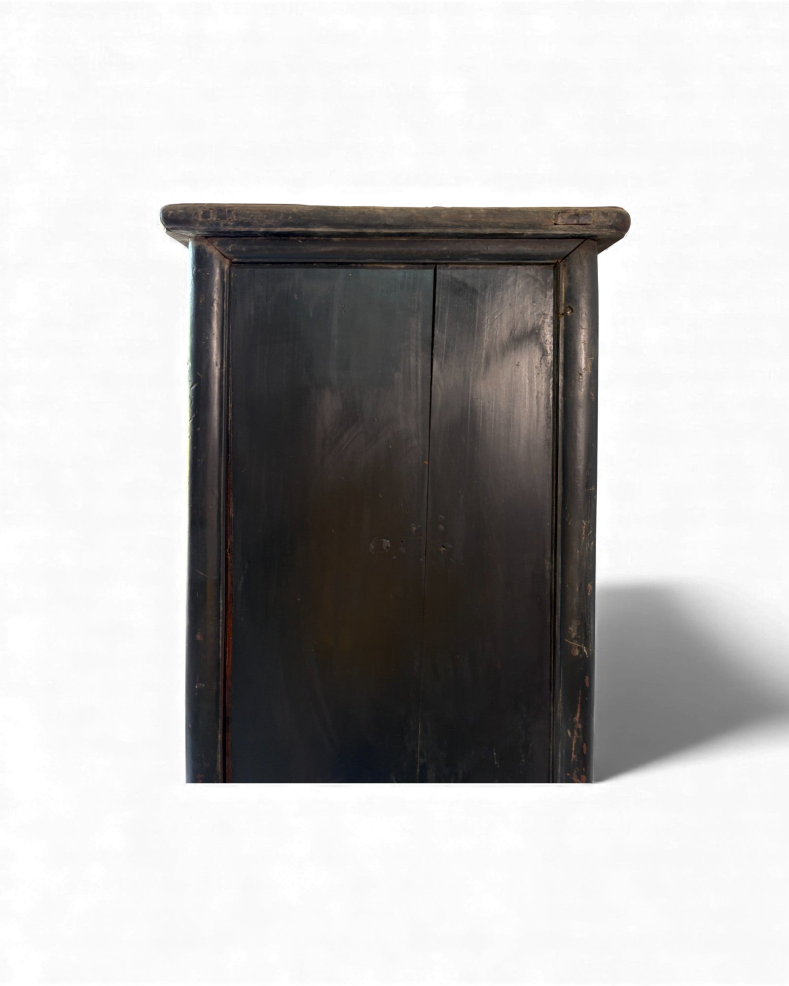 Smoked Black Lacquer Elm Cabinet with Aged Patina - Surround Living - 7