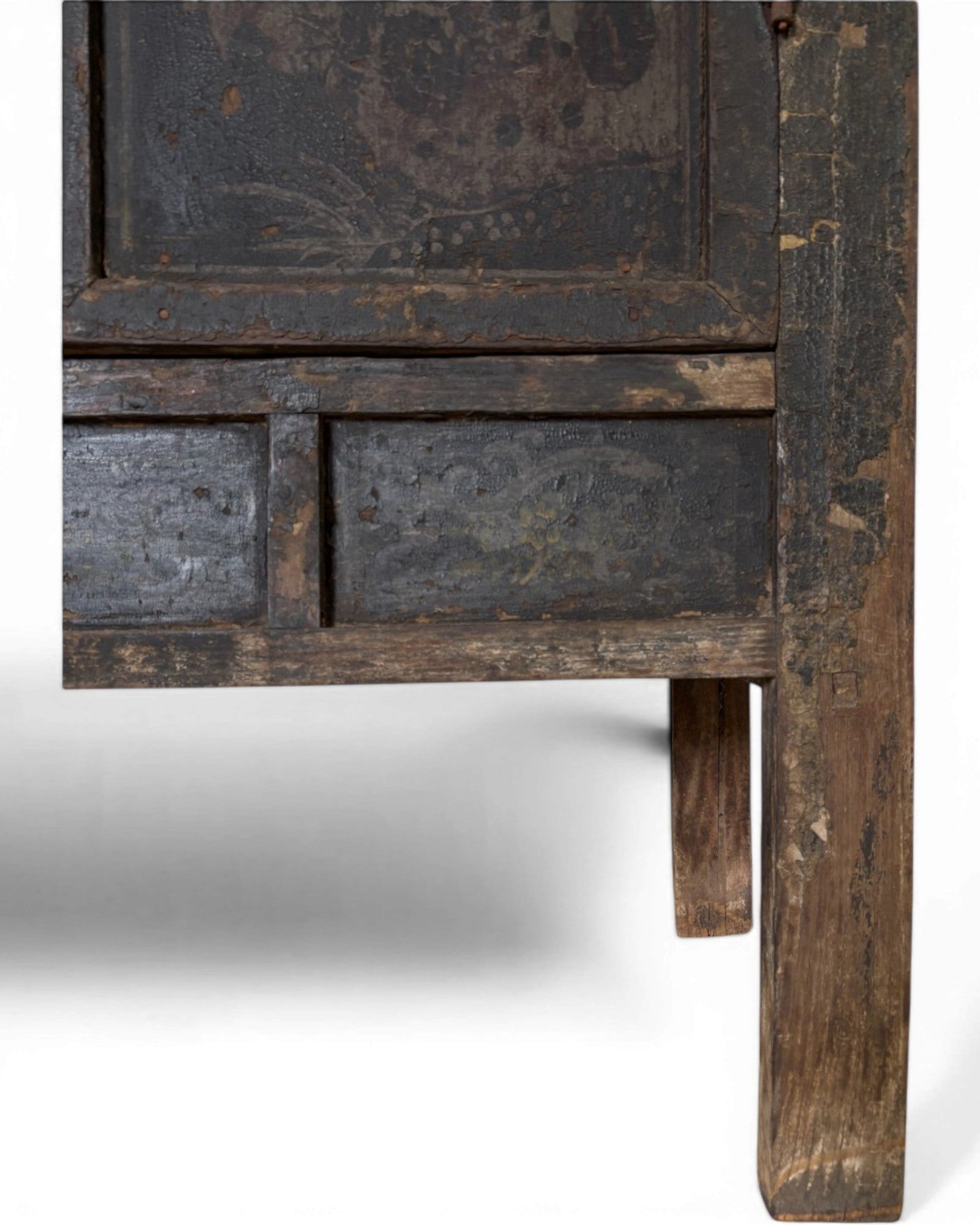 Black Lacquer Floral Cabinet - Surround Living - 34