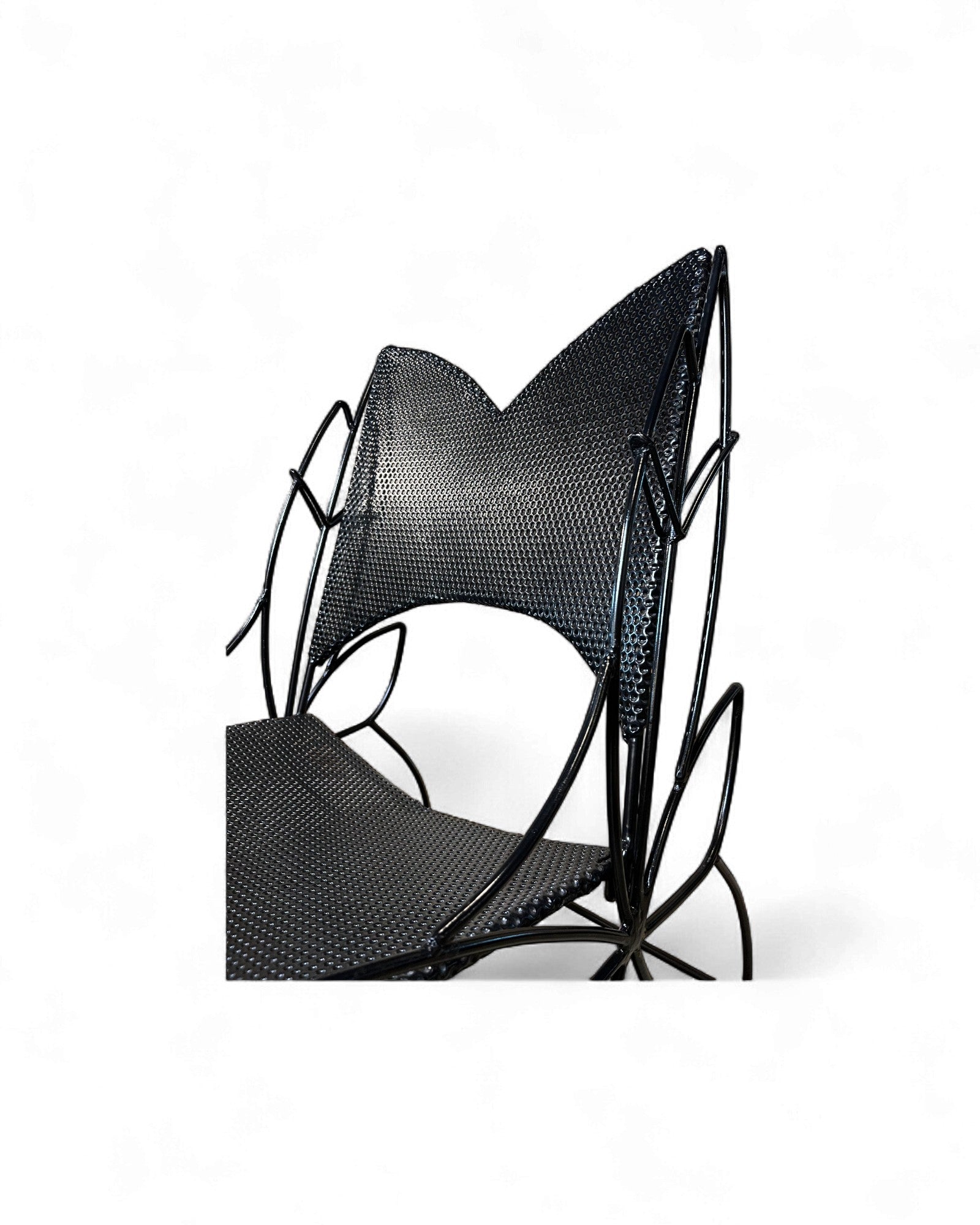 Sculptural Wire Mesh Lounge Chair Outdoor Chair - Surround Living