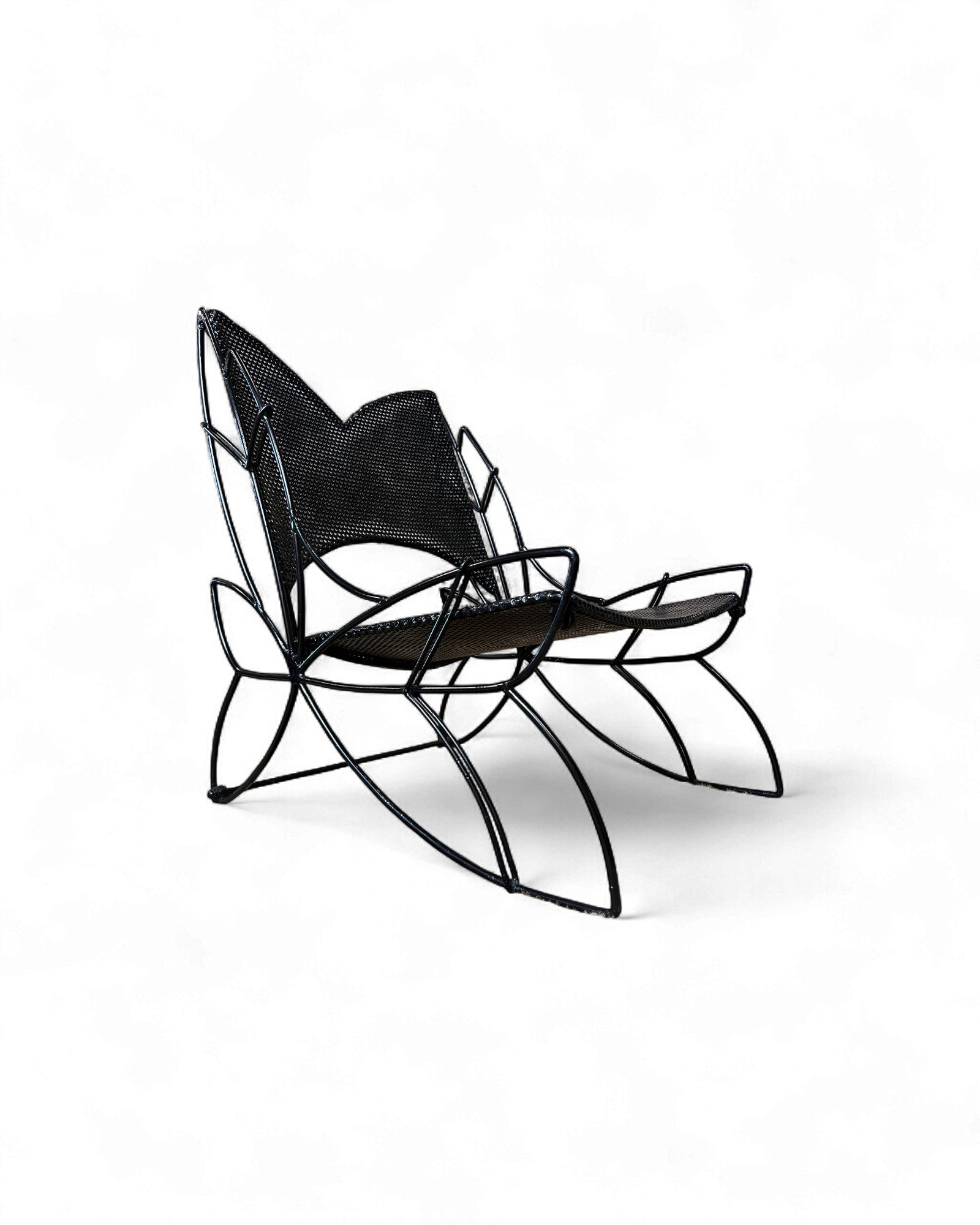 Sculptural Wire Mesh Lounge Chair Outdoor Chair - Surround Living
