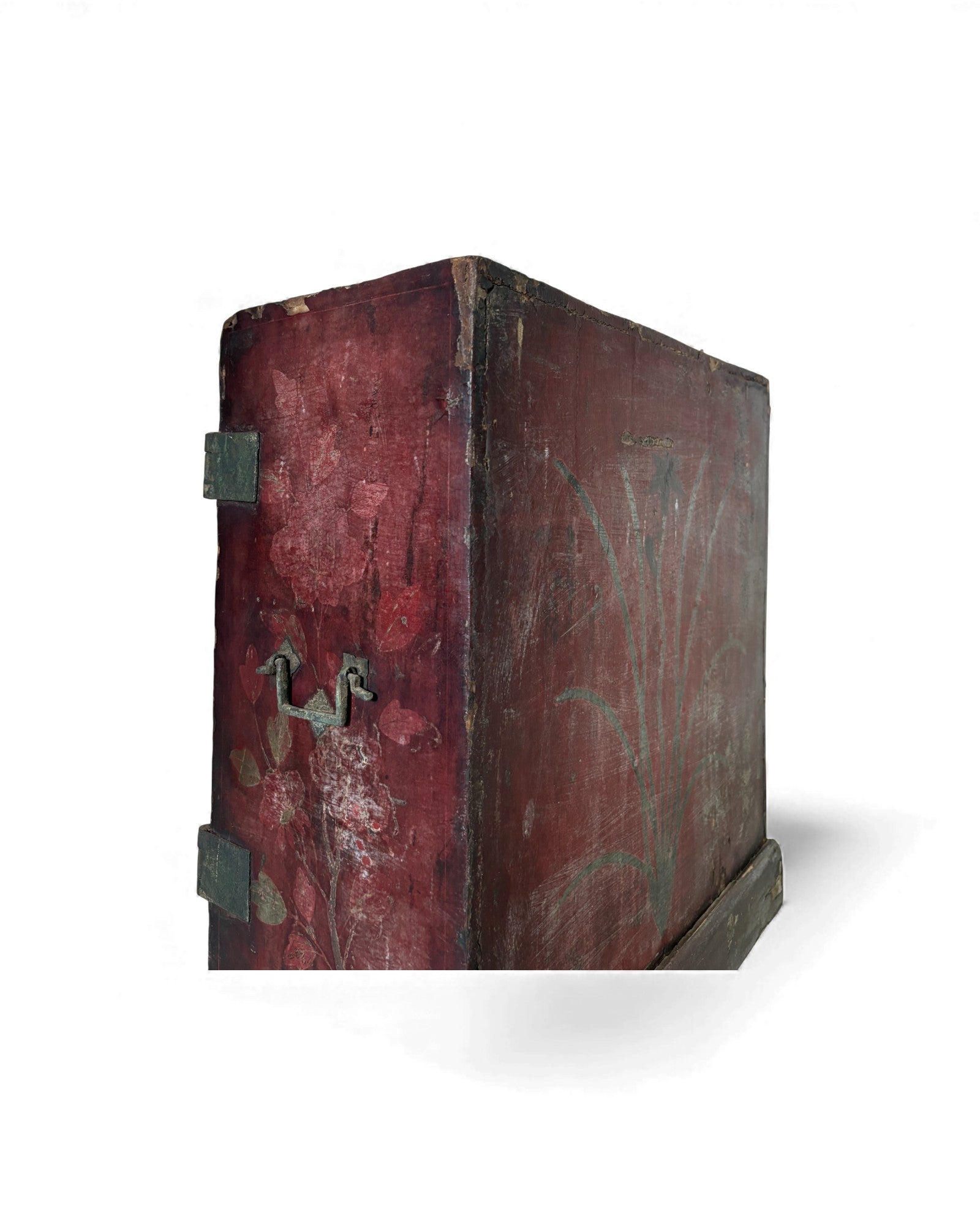 Red Lacquer Portable Buddhist Shrine Cabinet - Surround Living - 18