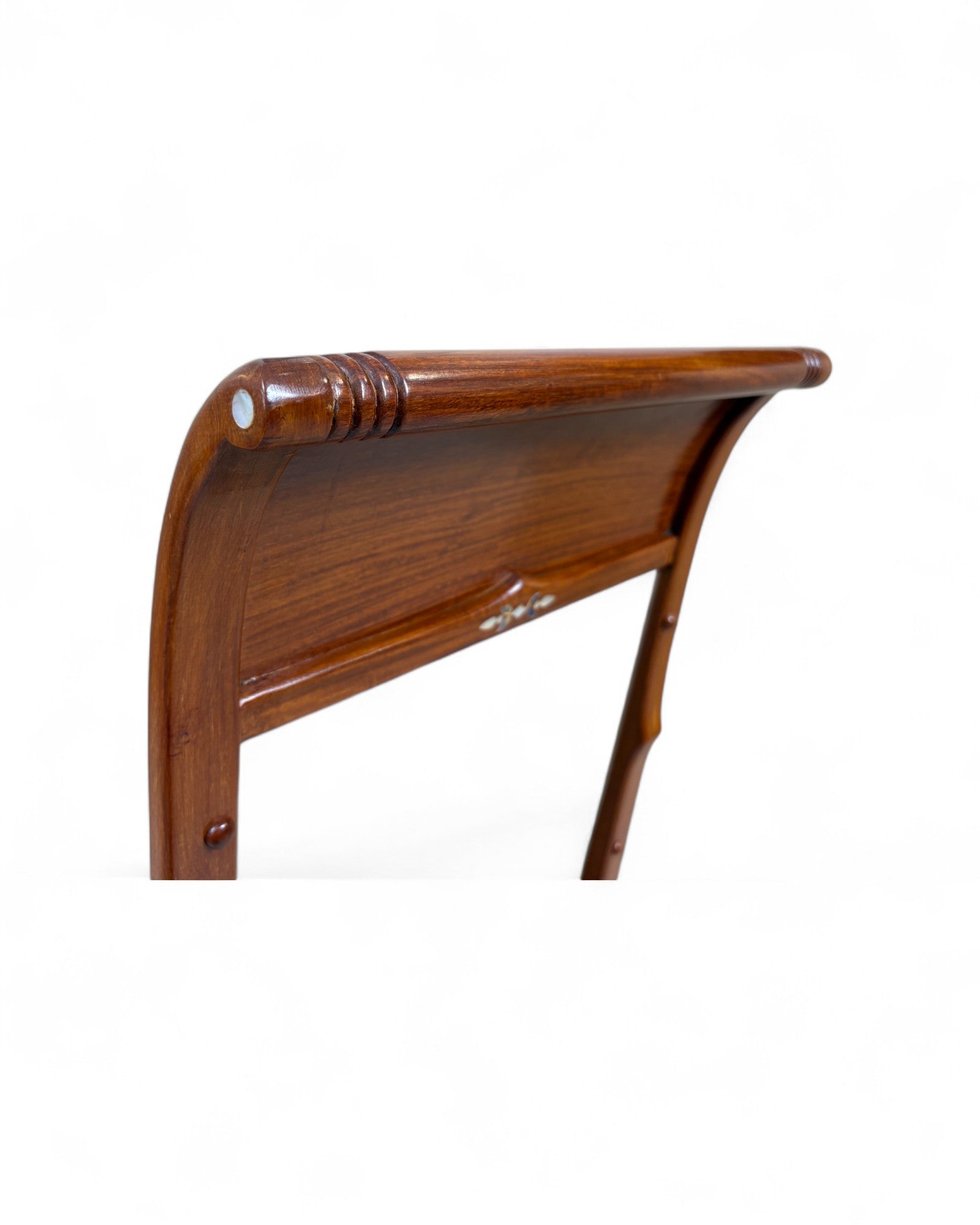 Chinese Rosewood Chair with Pearl Inlay - Reproduction