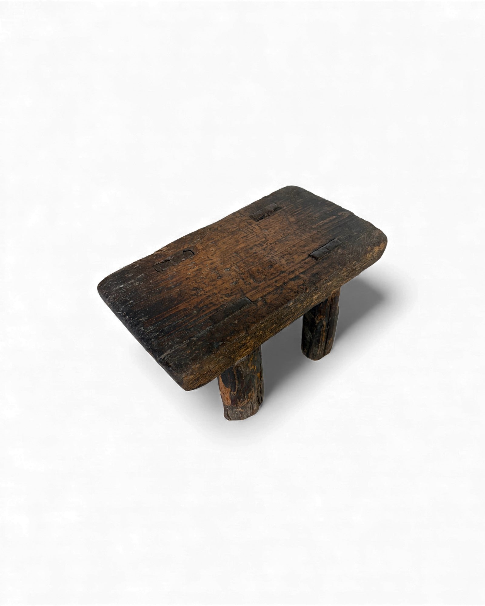 Miao Minority Low Wooden Stool 1 - Surround Living - 4