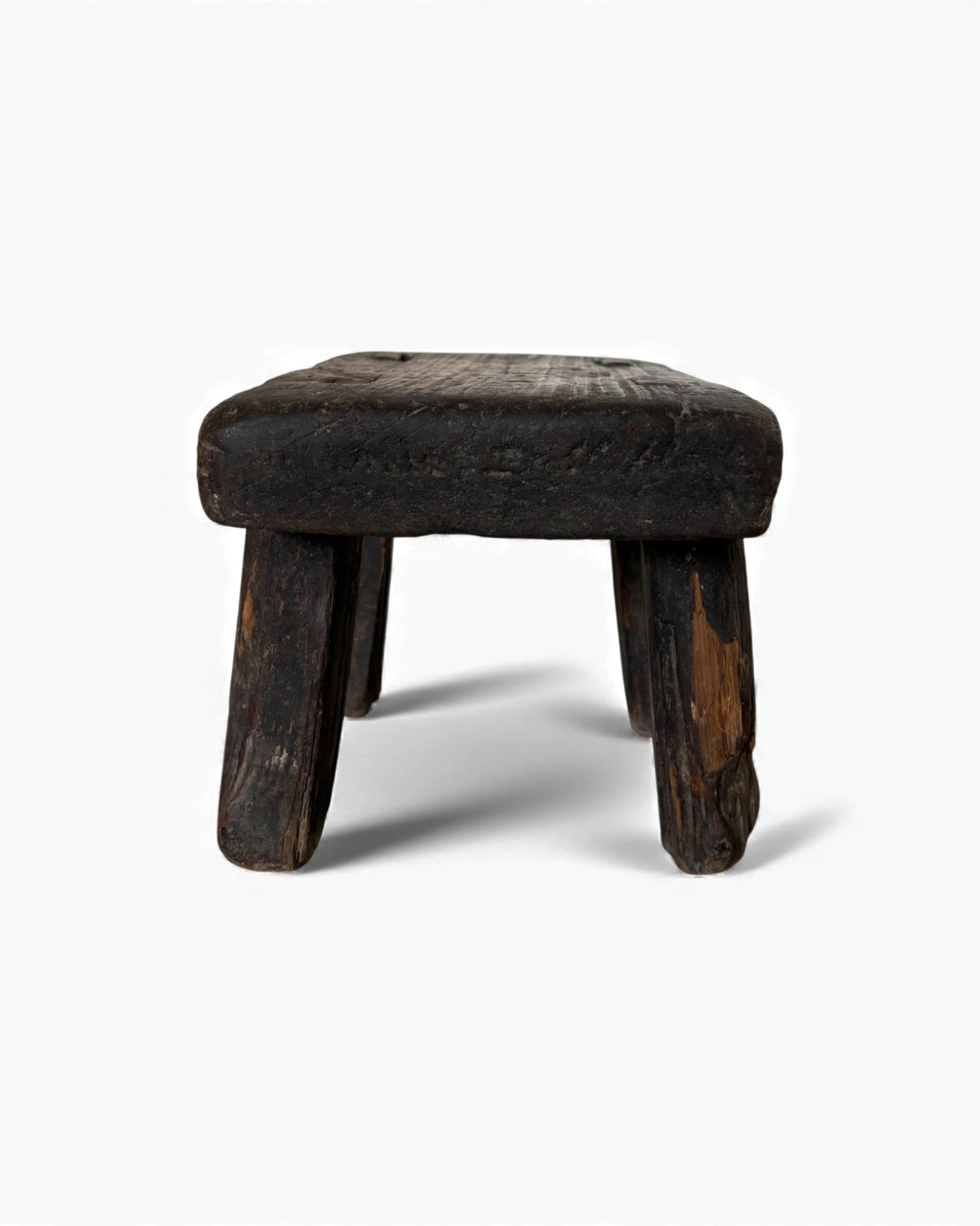 Miao Minority Low Wooden Stool 1 - Surround Living - 5