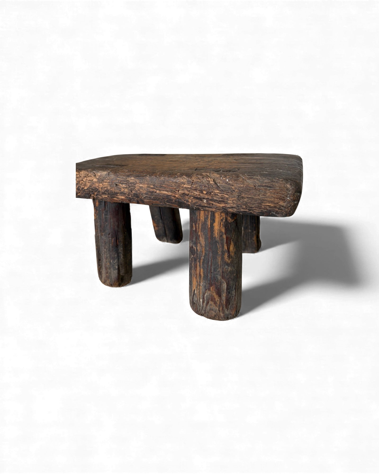 Miao Minority Low Wooden Stool 1 - Surround Living - 10