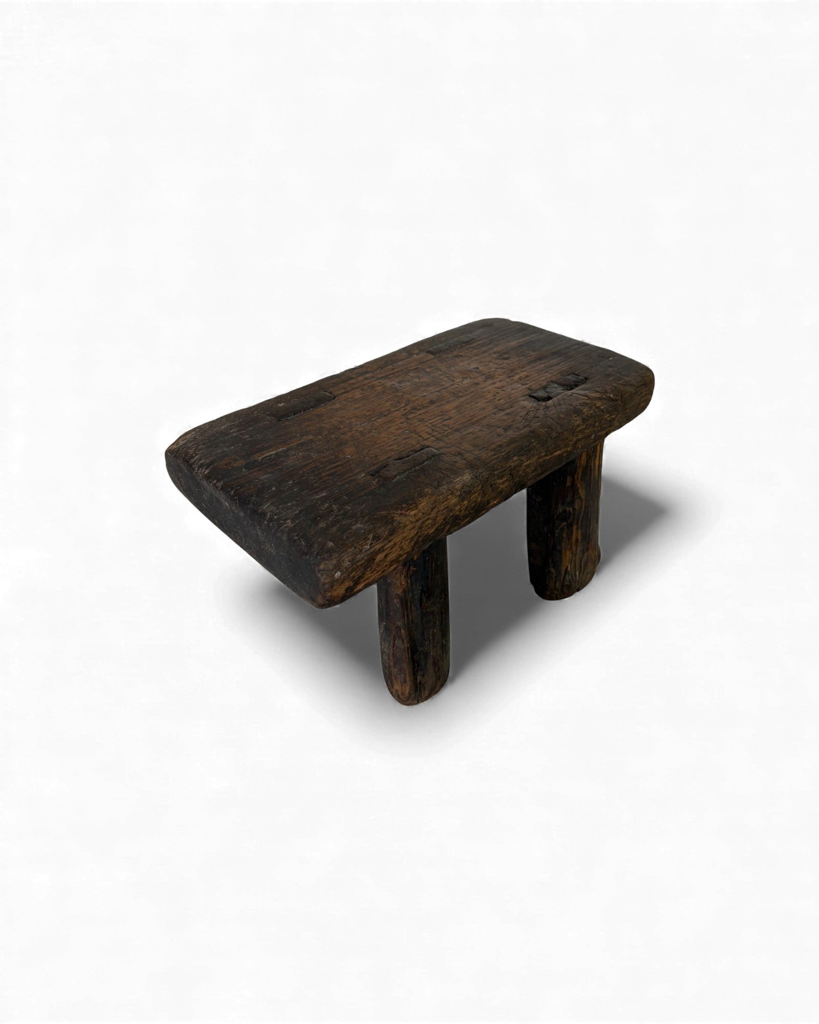 Miao Minority Low Wooden Stool 1 - Surround Living - 12