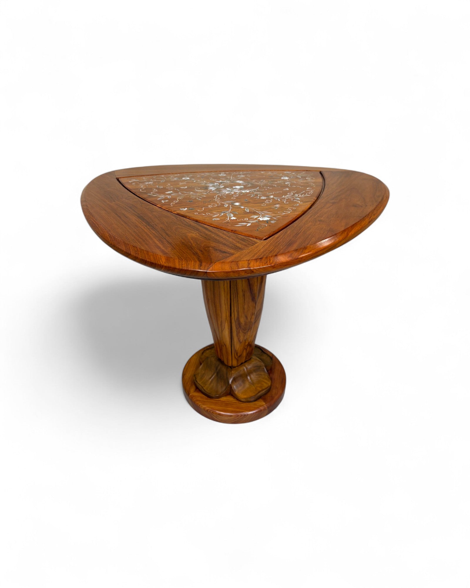 Chinese Rosewood Coffee Table with Pearl Inlay - Reproduction