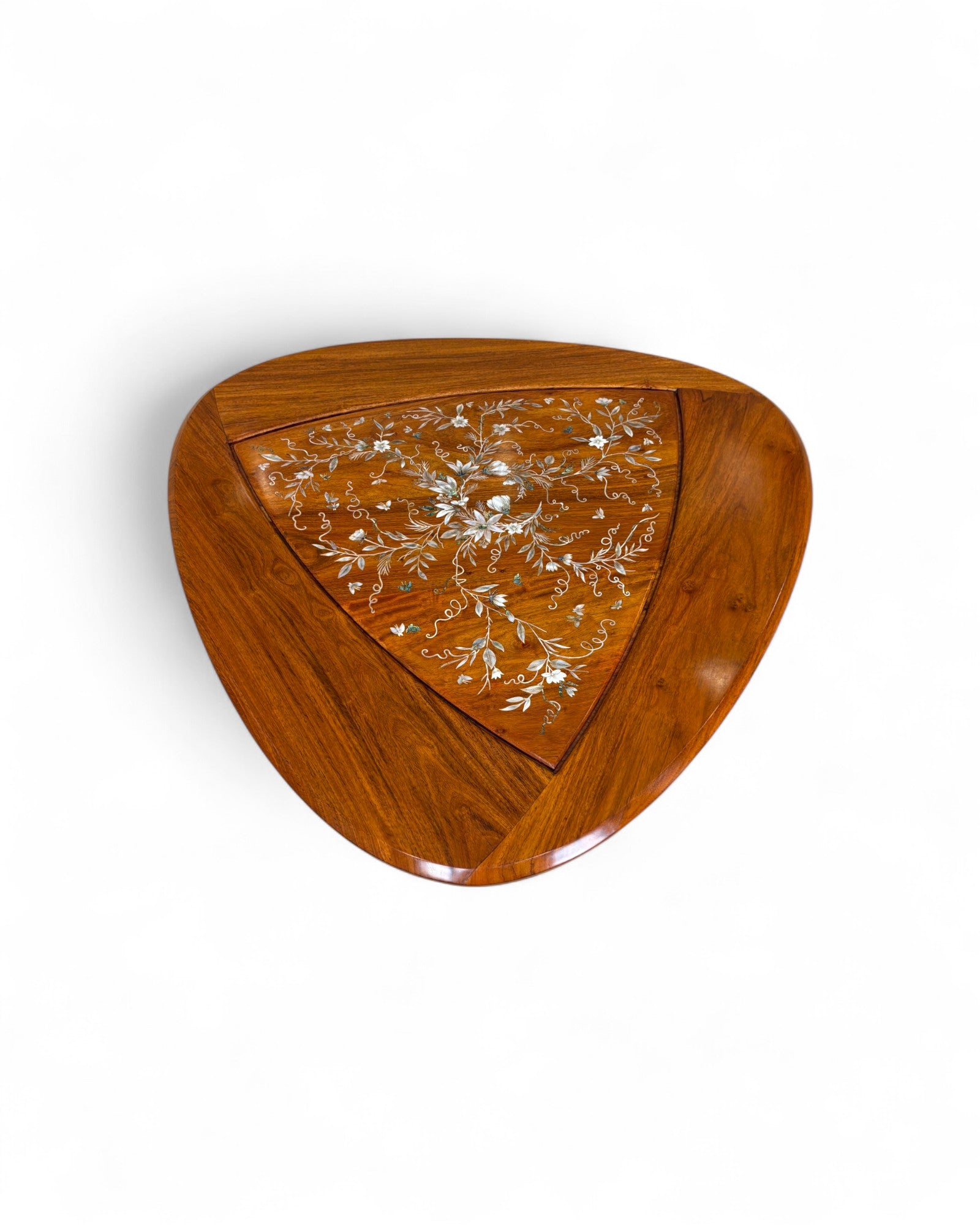 Chinese Rosewood Coffee Table with Pearl Inlay - Reproduction