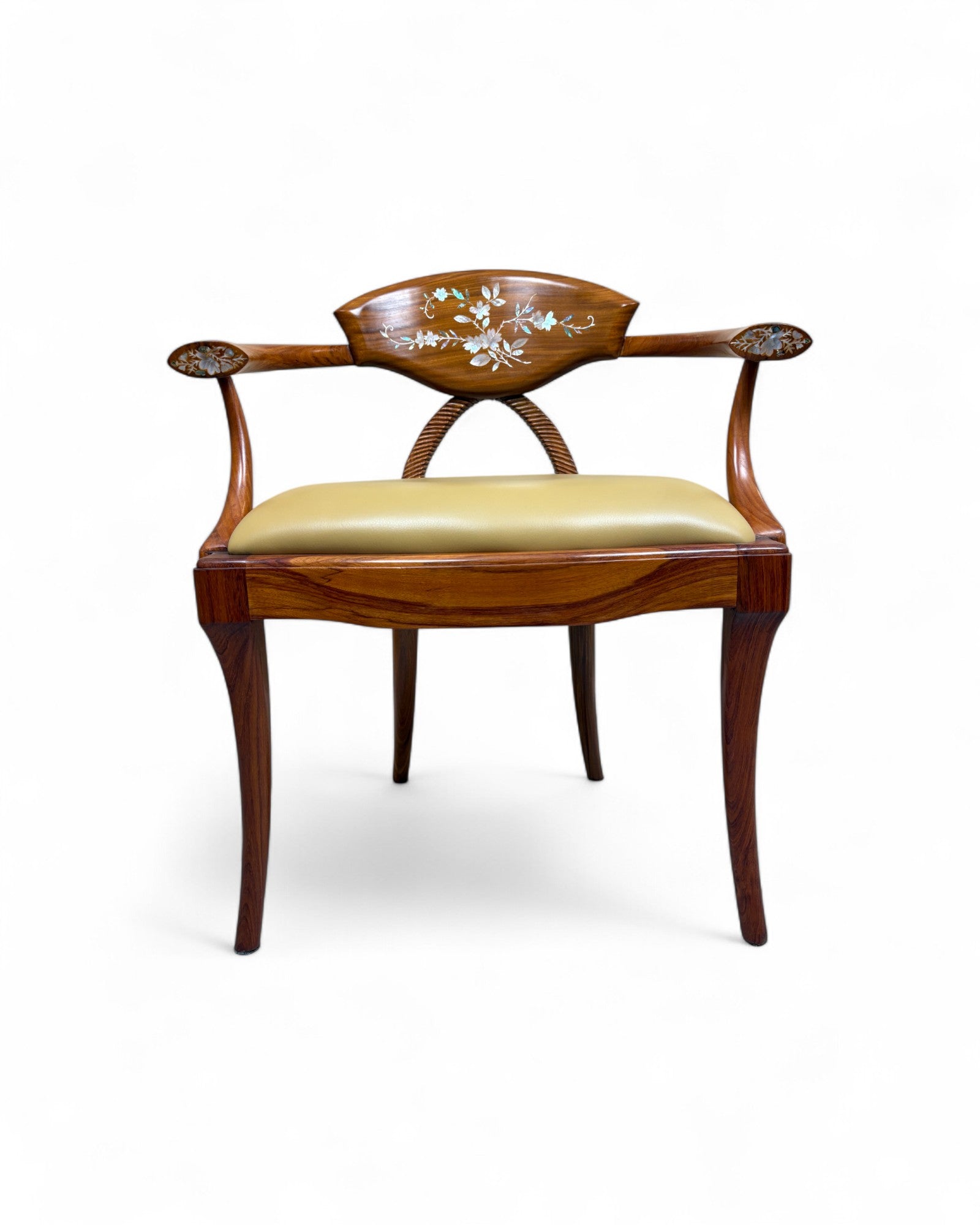 Chinese Armchair with Pearl Inlay - Reproduction