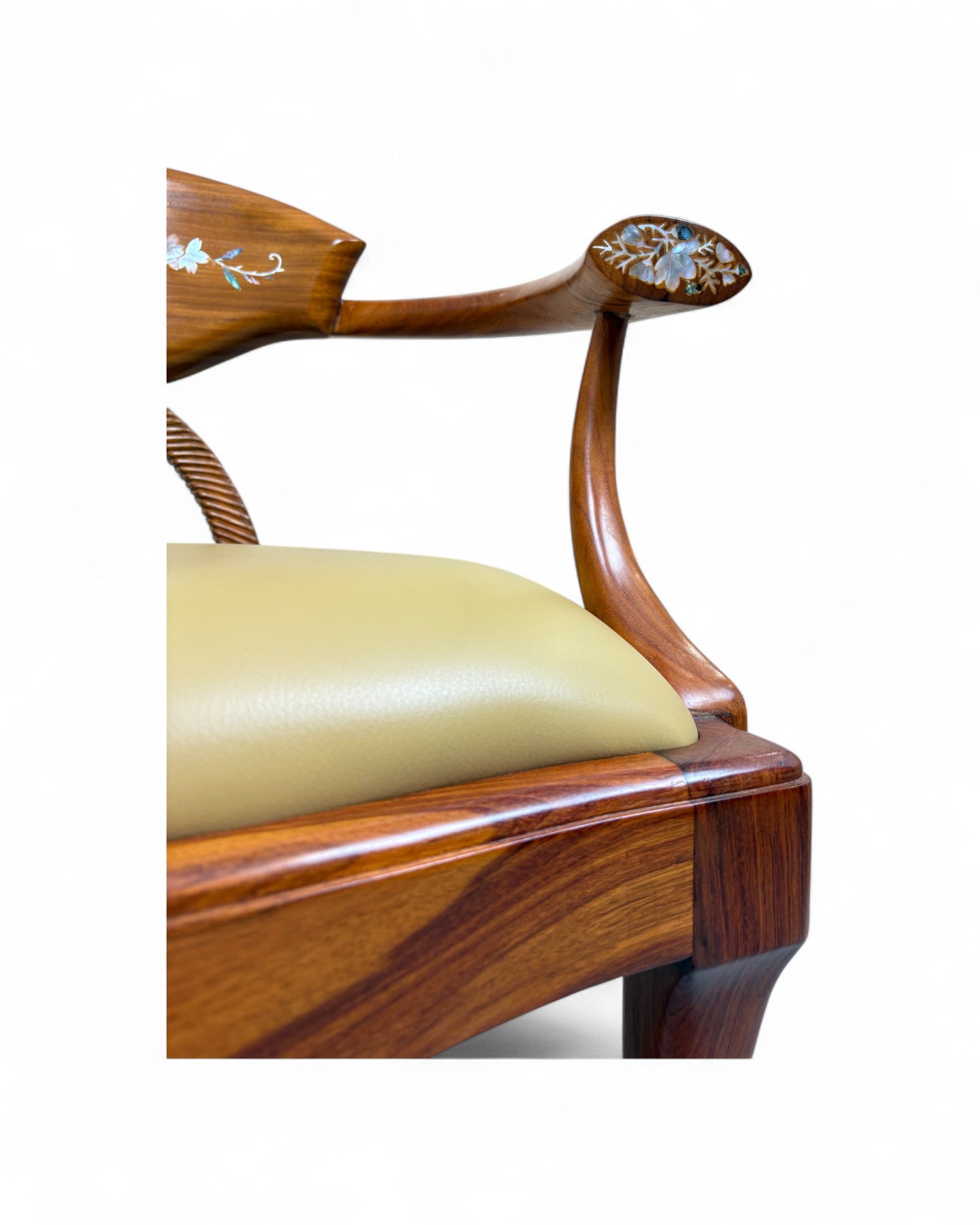 Chinese Armchair with Pearl Inlay - Reproduction