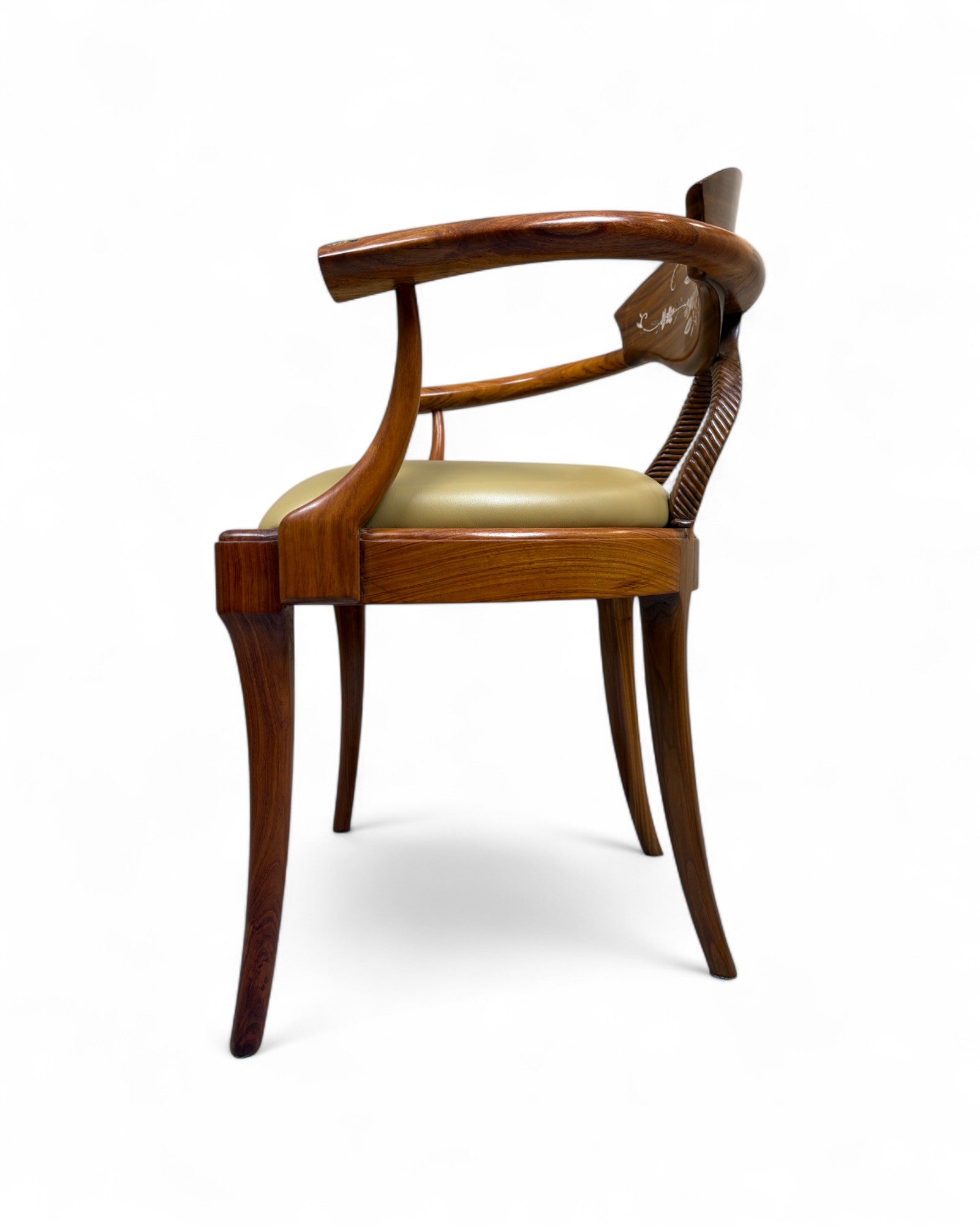 Chinese Armchair with Pearl Inlay - Reproduction