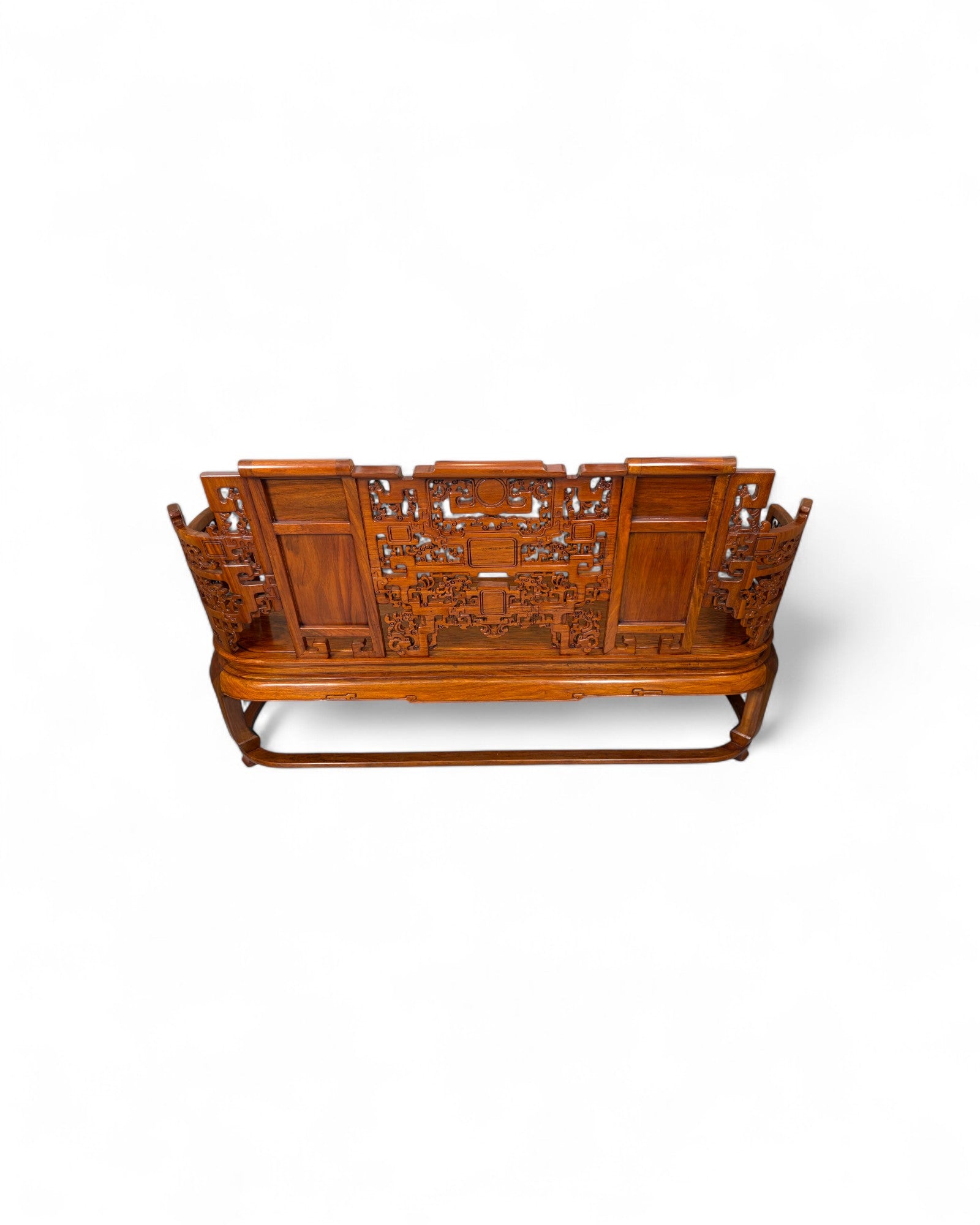 Traditional Chinese Grand Ming Living Room Bench Sofa - Reproduction