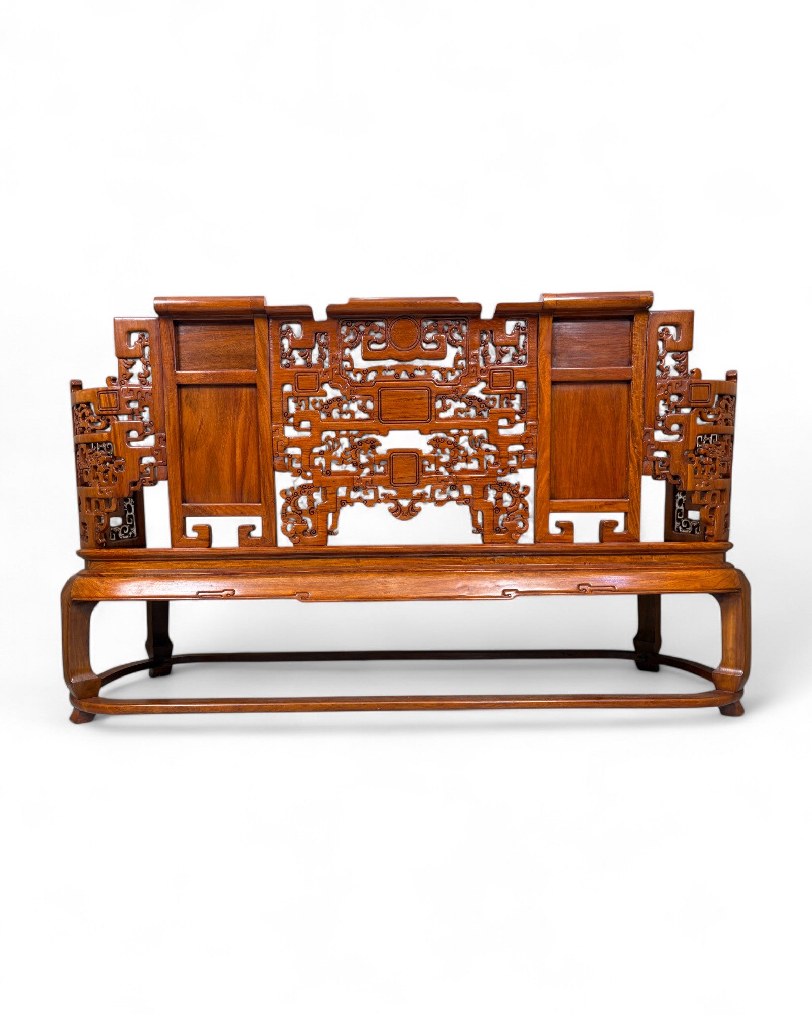 Traditional Chinese Grand Ming Living Room Bench Sofa - Reproduction