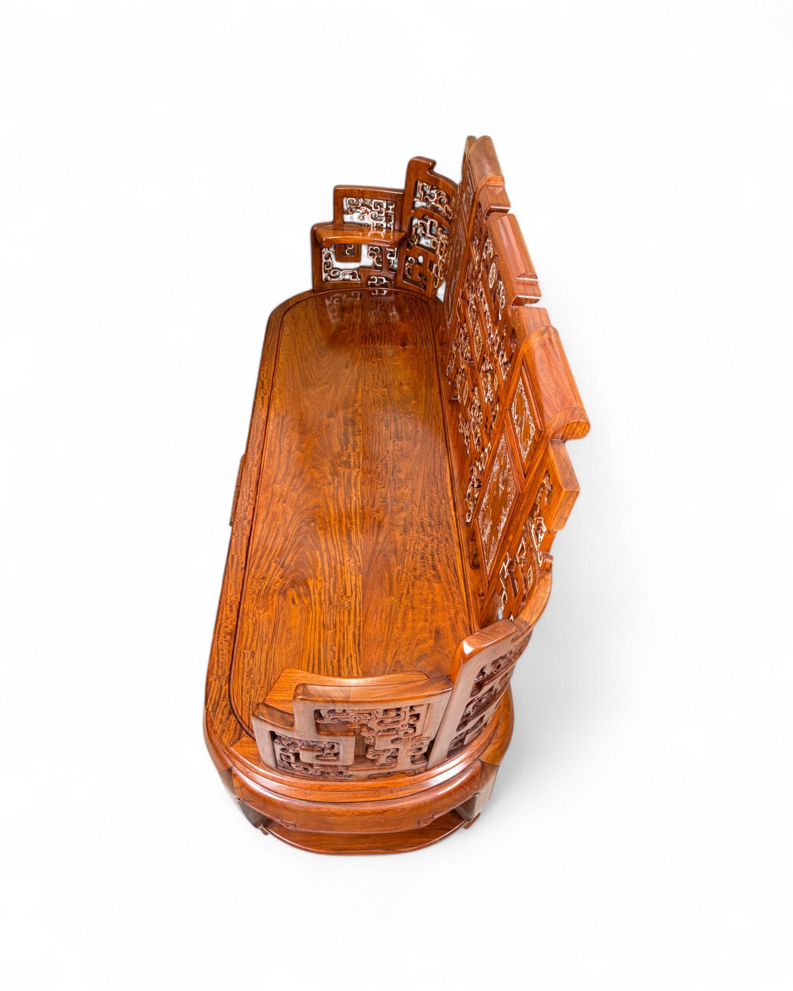 Traditional Chinese Grand Ming Living Room Bench Sofa - Reproduction