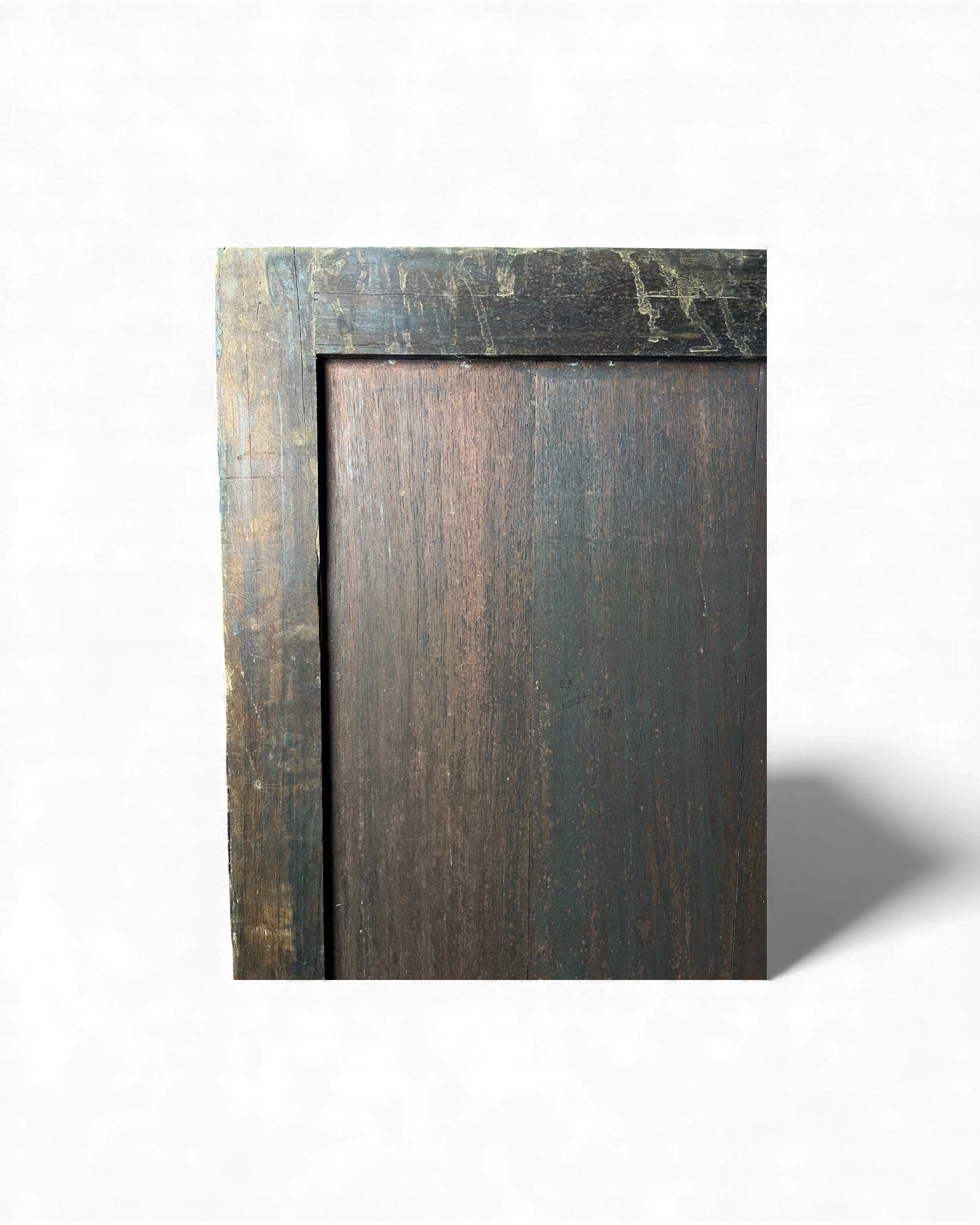 Chinese Distressed Black Floral Base Chinese Cabinet - Surround Living - 14