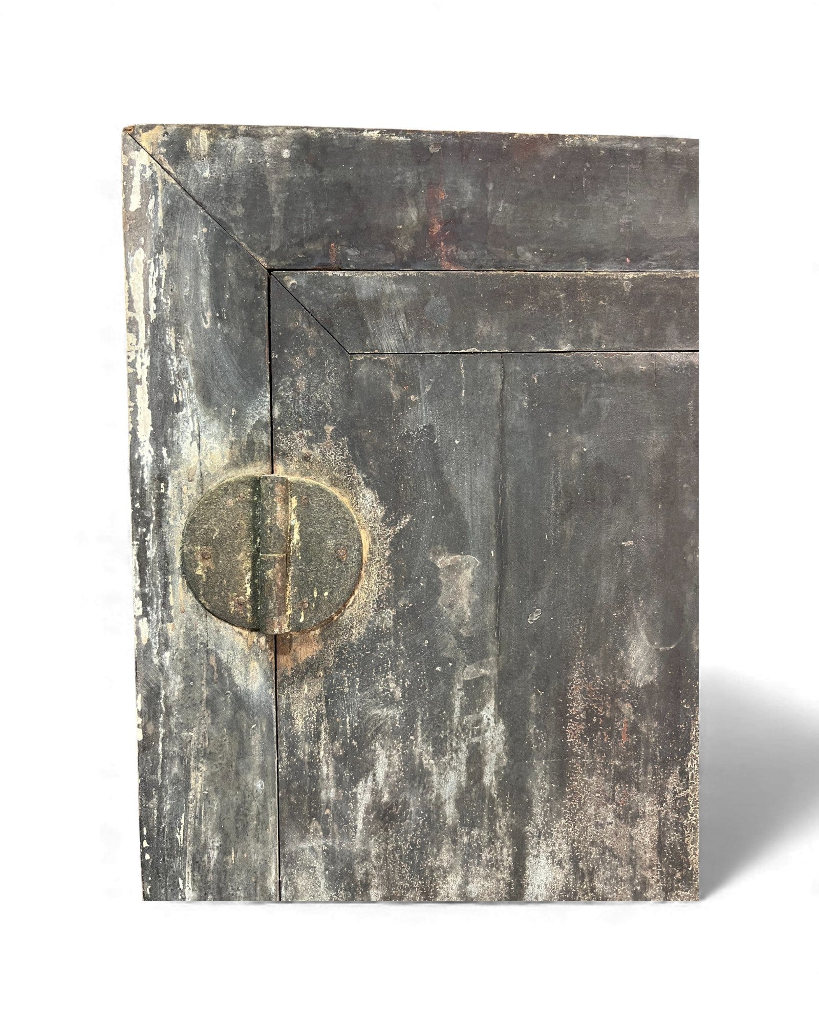 Chinese Distressed Black Floral Base Chinese Cabinet - Surround Living - 19