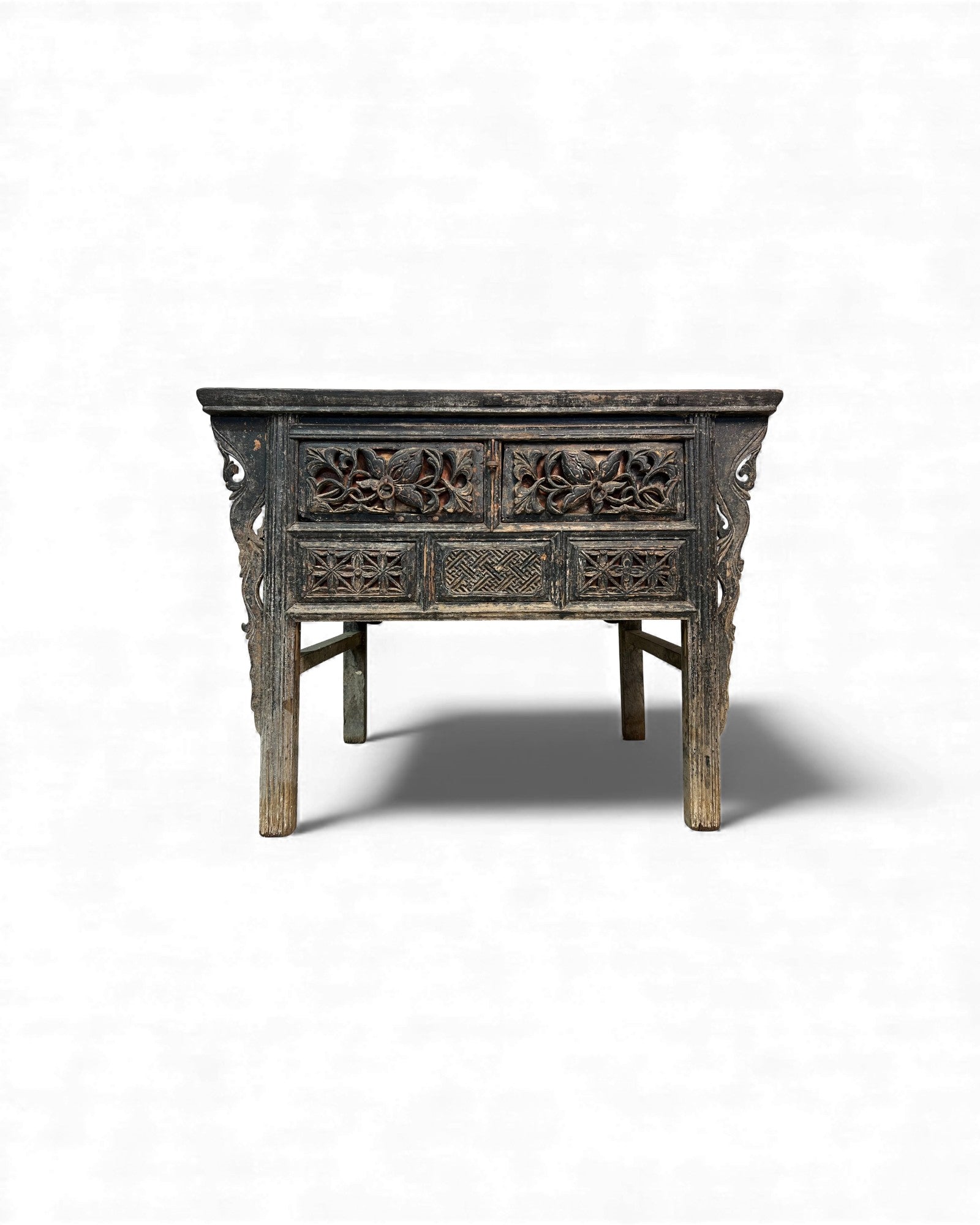 Shanxi Distressed Accented Wooden Sideboard - Surround Living - 21