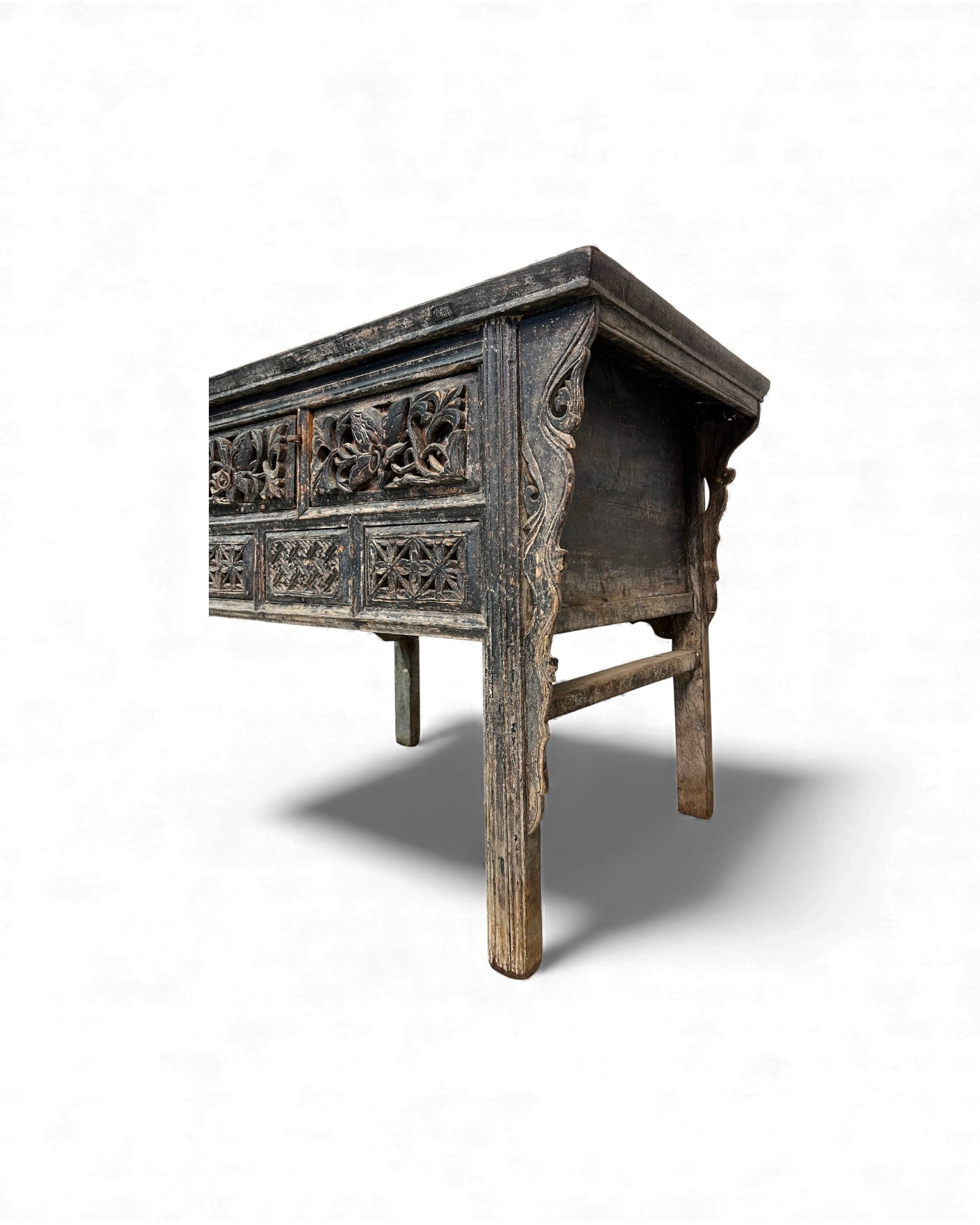 Shanxi Distressed Accented Wooden Sideboard - Surround Living - 22