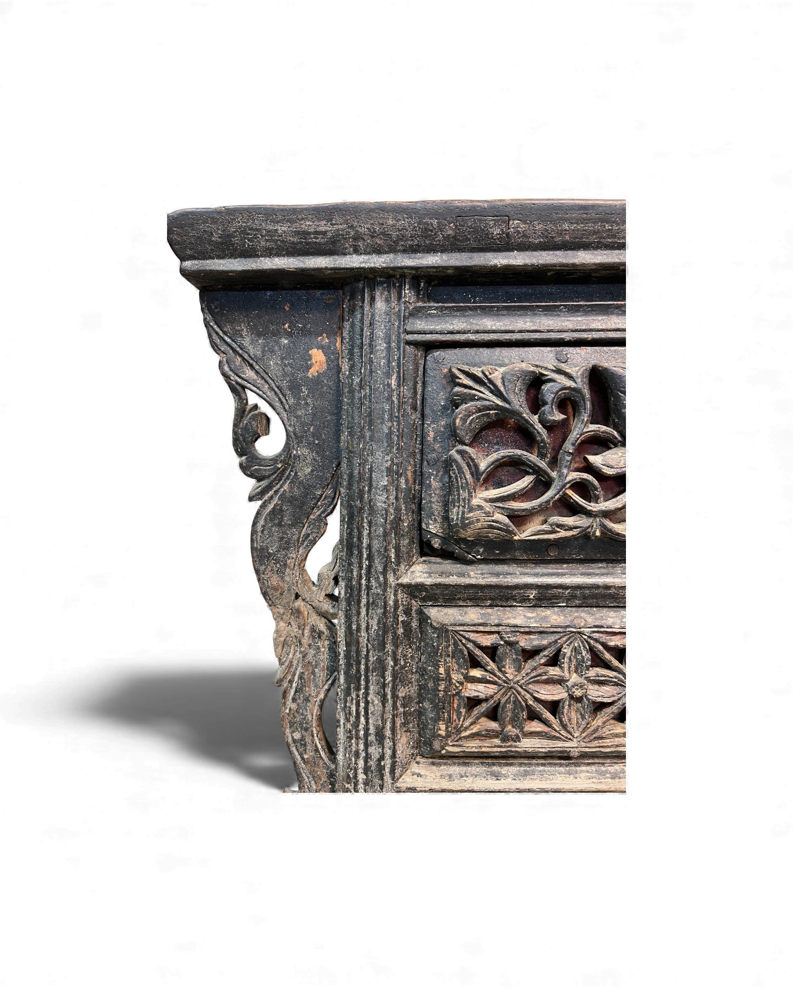 Shanxi Distressed Accented Wooden Sideboard - Surround Living - 13