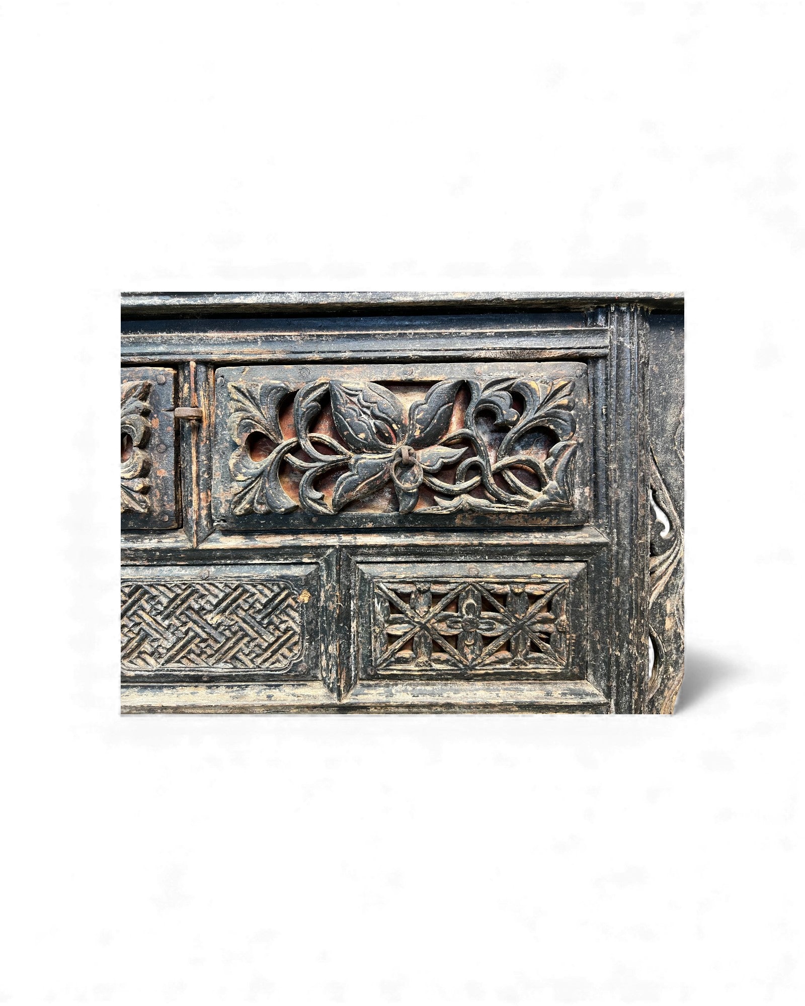 Shanxi Distressed Accented Wooden Sideboard - Surround Living - 15