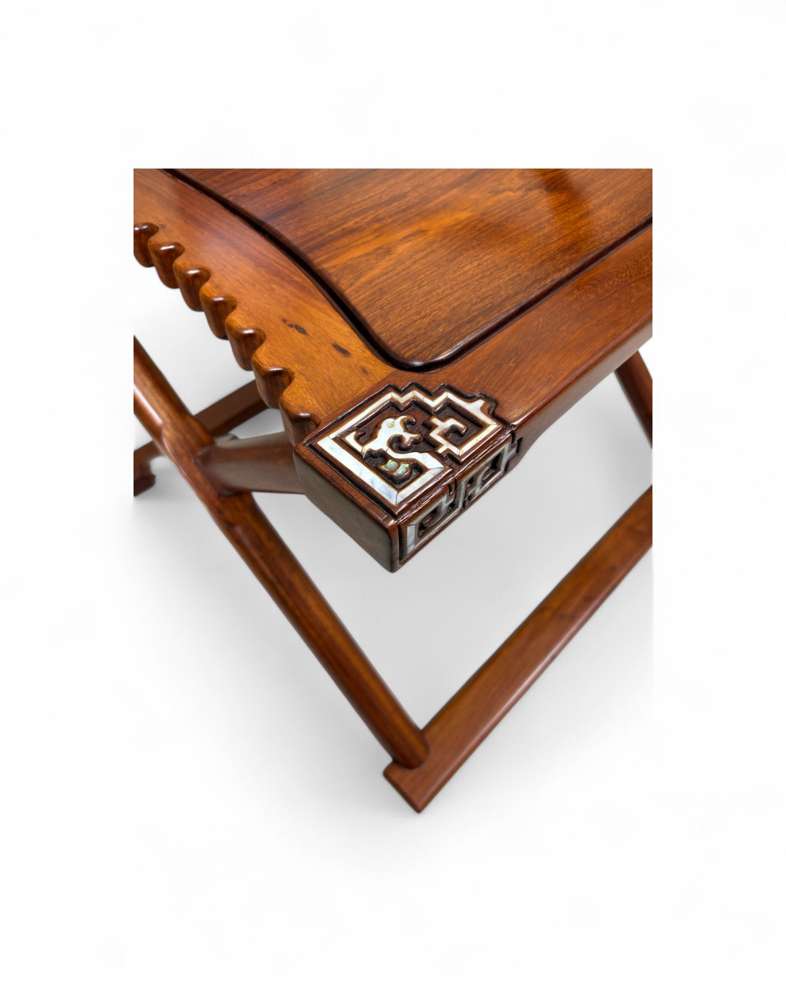 Chinese Reproduction Ming-style folding Horseshoe-back Armchair