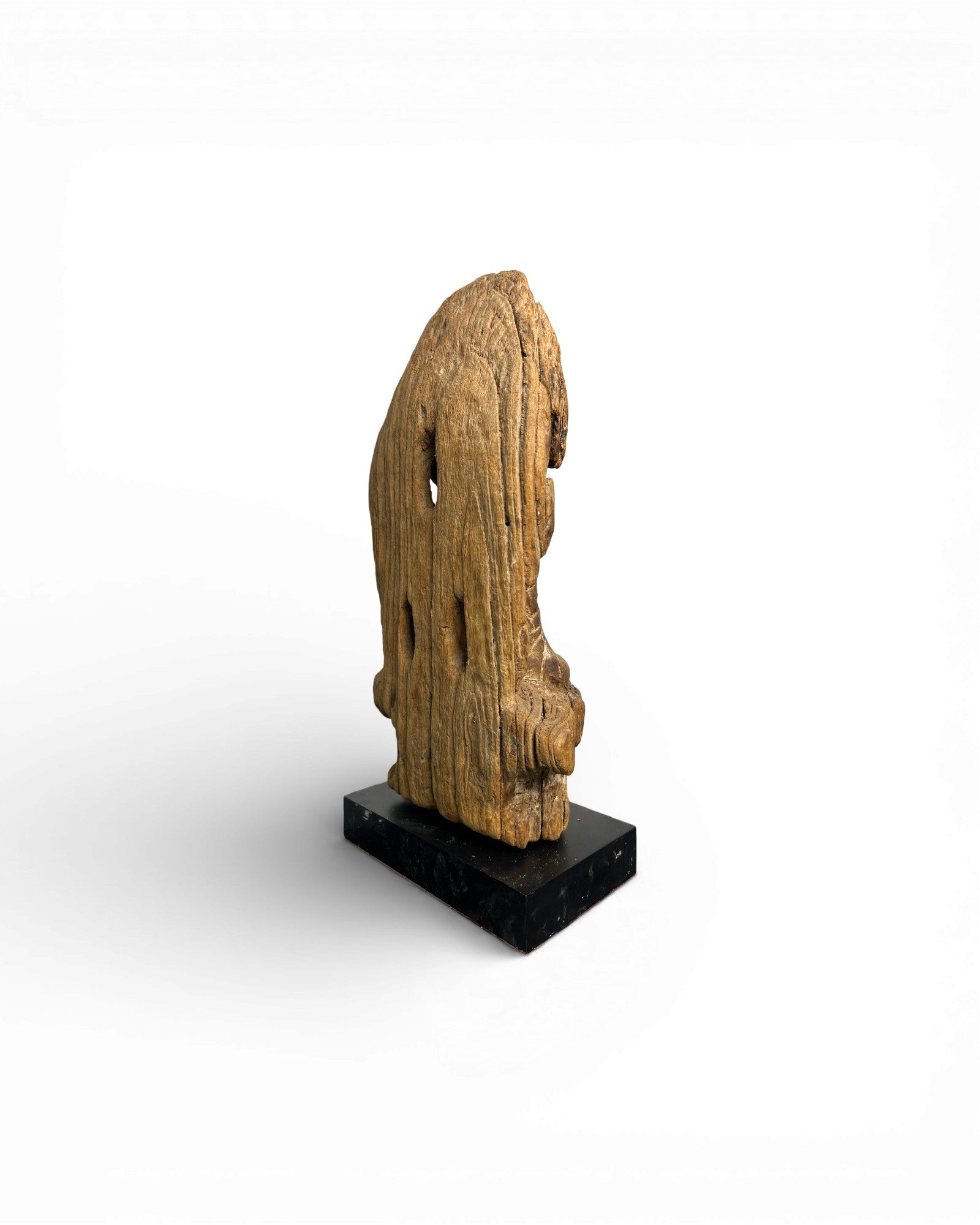 Chinese Carved Wooden Guanyin with Mandorla - Surround Living - 6