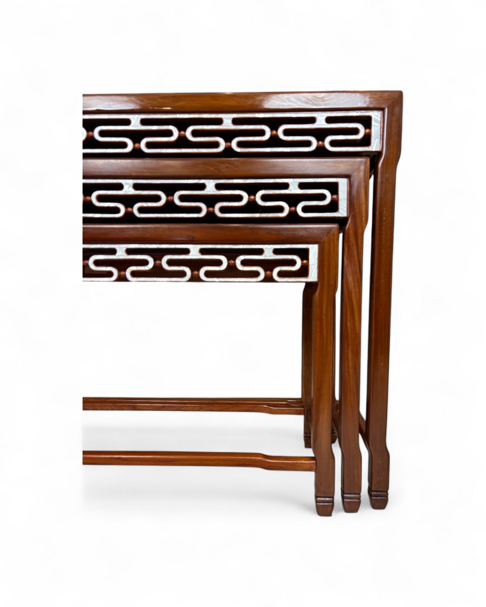 Ming-Style Nesting Console Tables - Set of 3