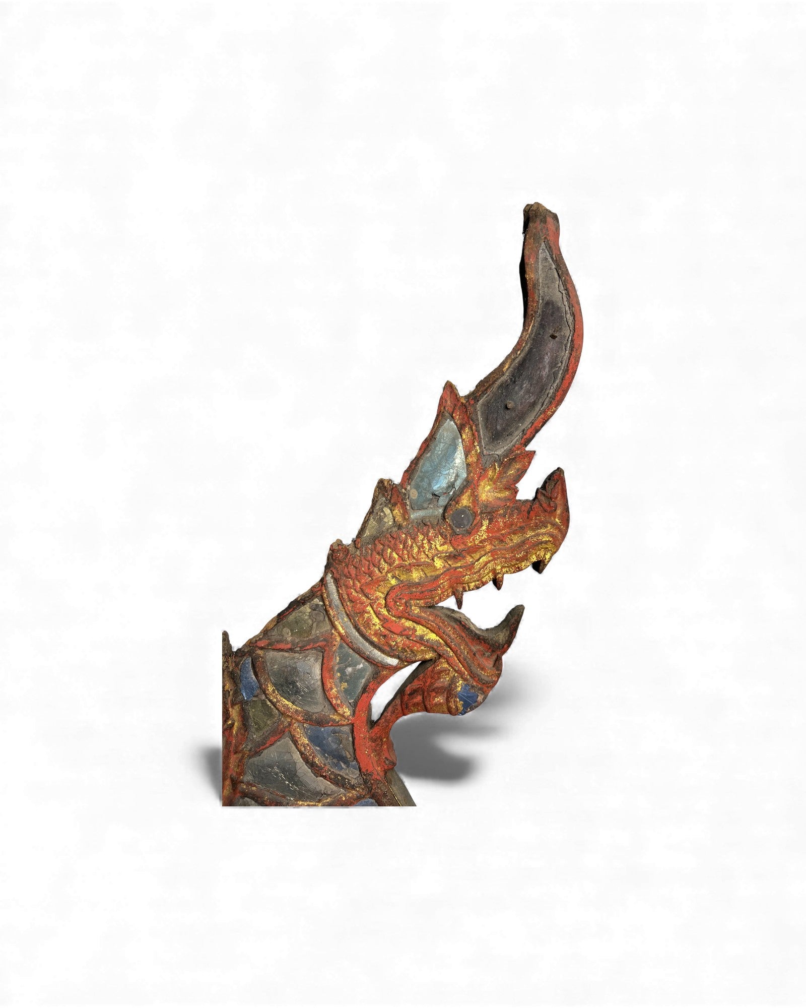 Thai Naga Architectural Finial - Set of 2 - Surround Living - 3