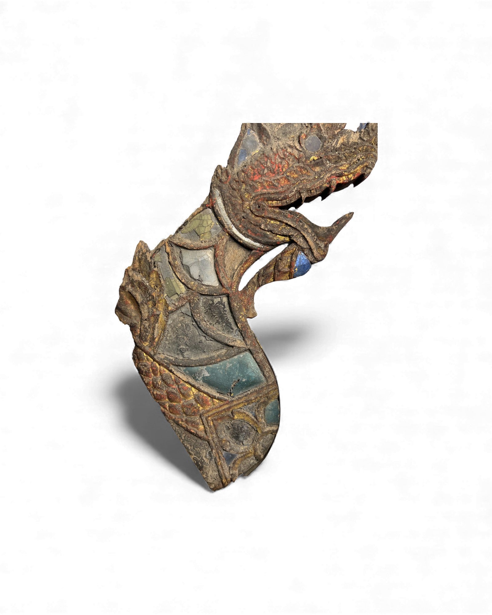 Thai Naga Architectural Finial - Set of 2 - Surround Living - 8